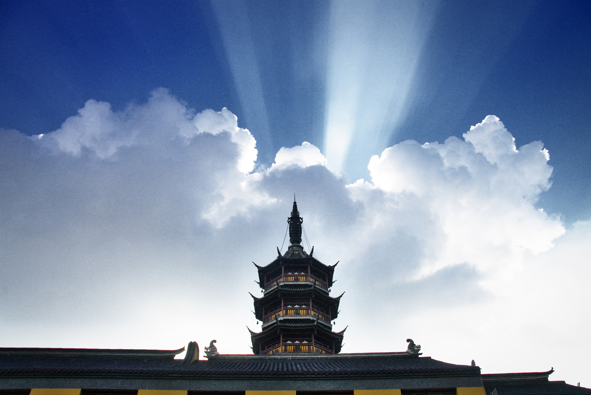 Pentax K20D sample photo. Nanchan temple in wuxi photography