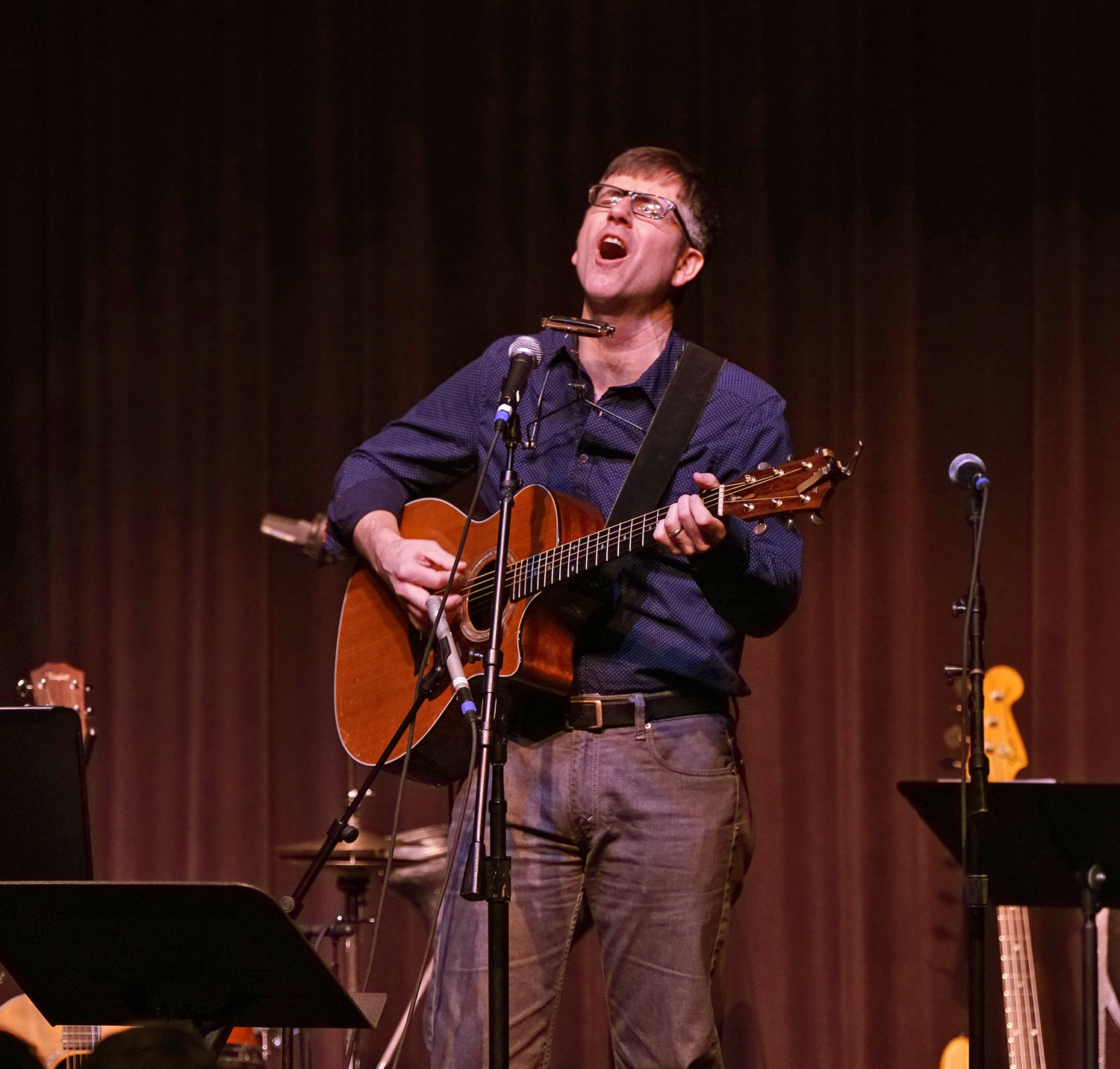 Sony a7R II + 70-200mm F2.8 G SSM OSS II sample photo. Folk singer photography