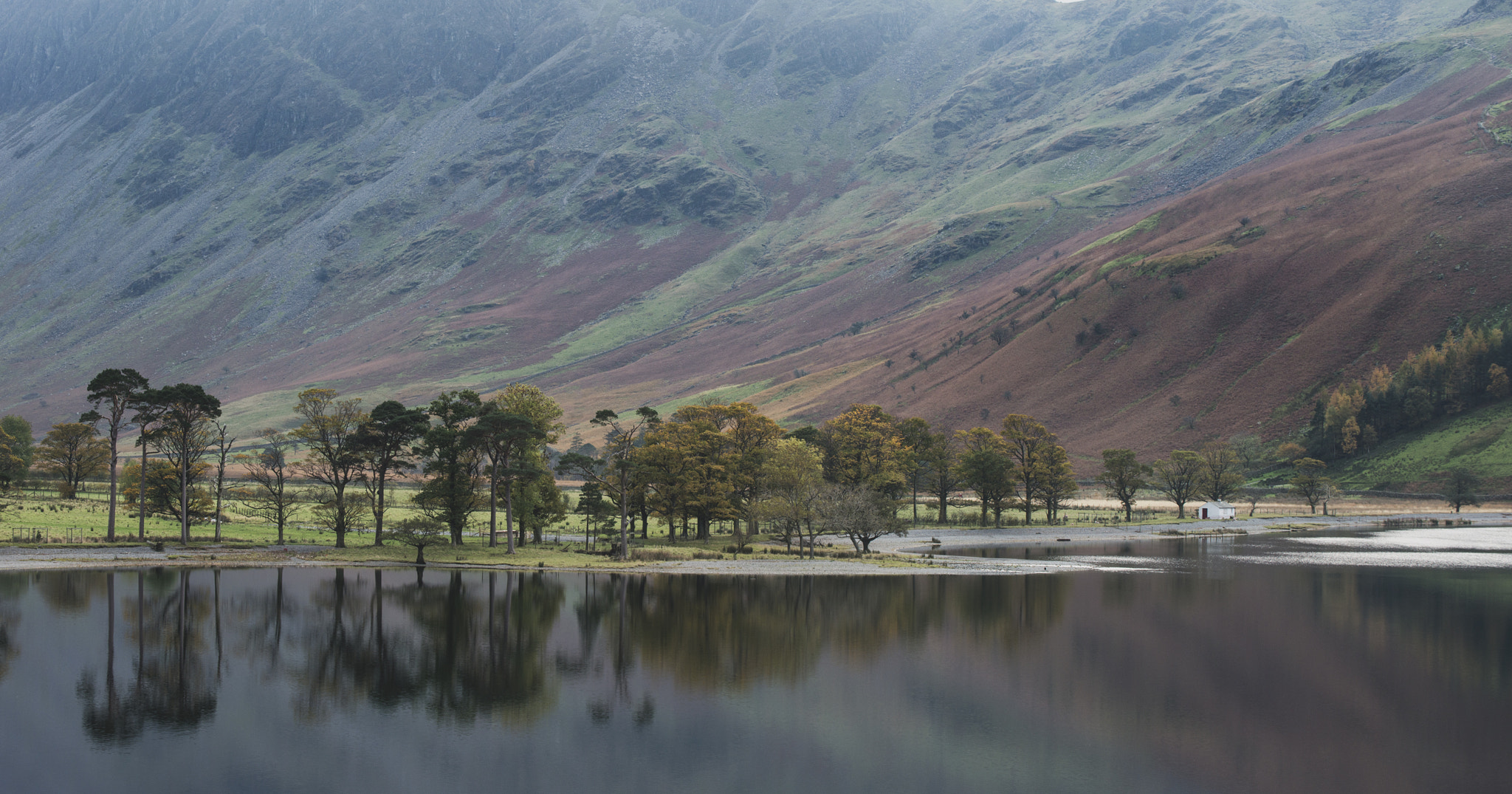 Nikon D800 sample photo. Beautiful autumn fall landscape image of lake buttermere in lake photography