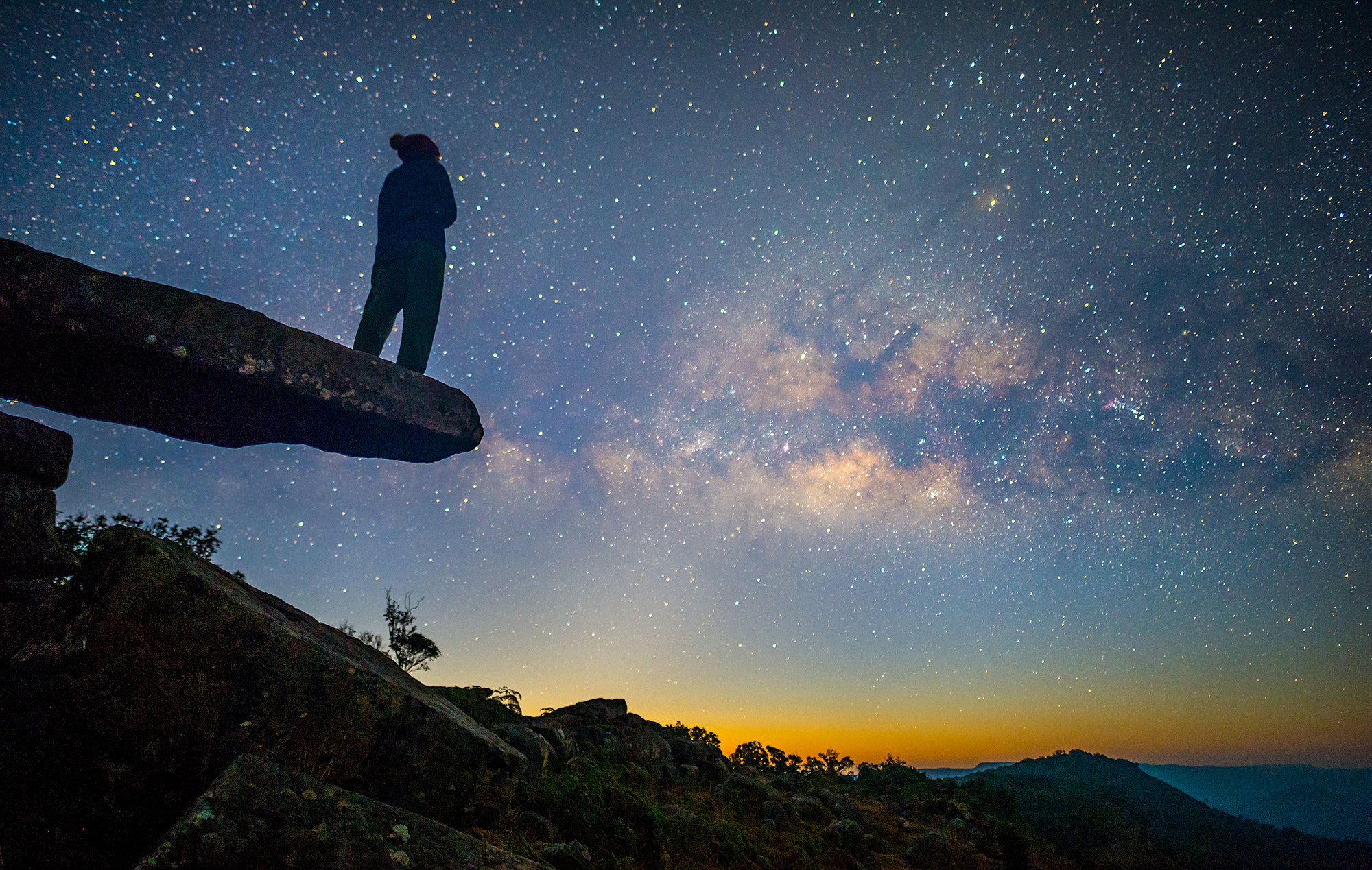 Nikon Df + Nikon AF-S Nikkor 20mm F1.8G ED sample photo. Milky way loei photography