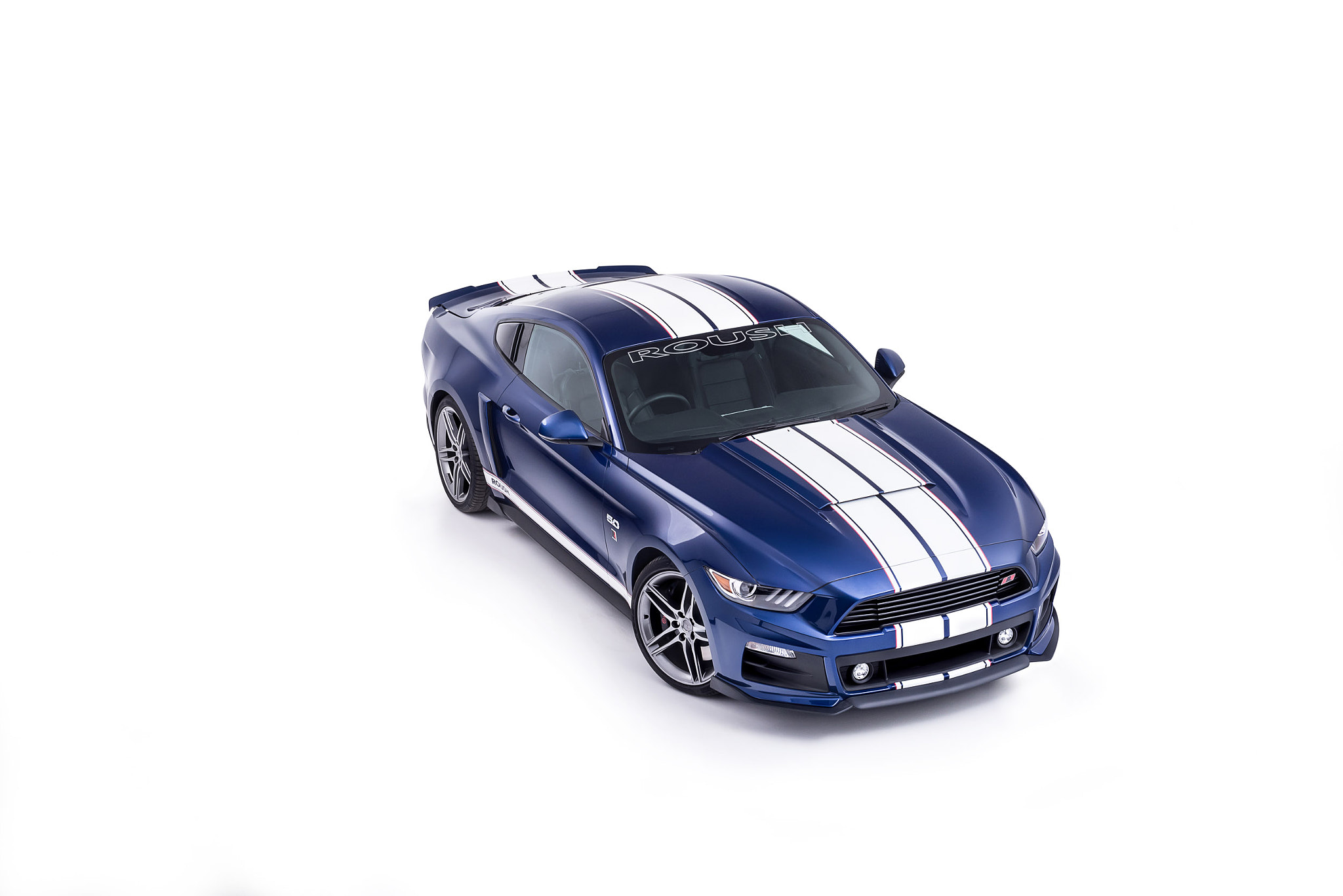 Nikon AF Micro-Nikkor 60mm F2.8D sample photo. Ford mustang gt top front view photography