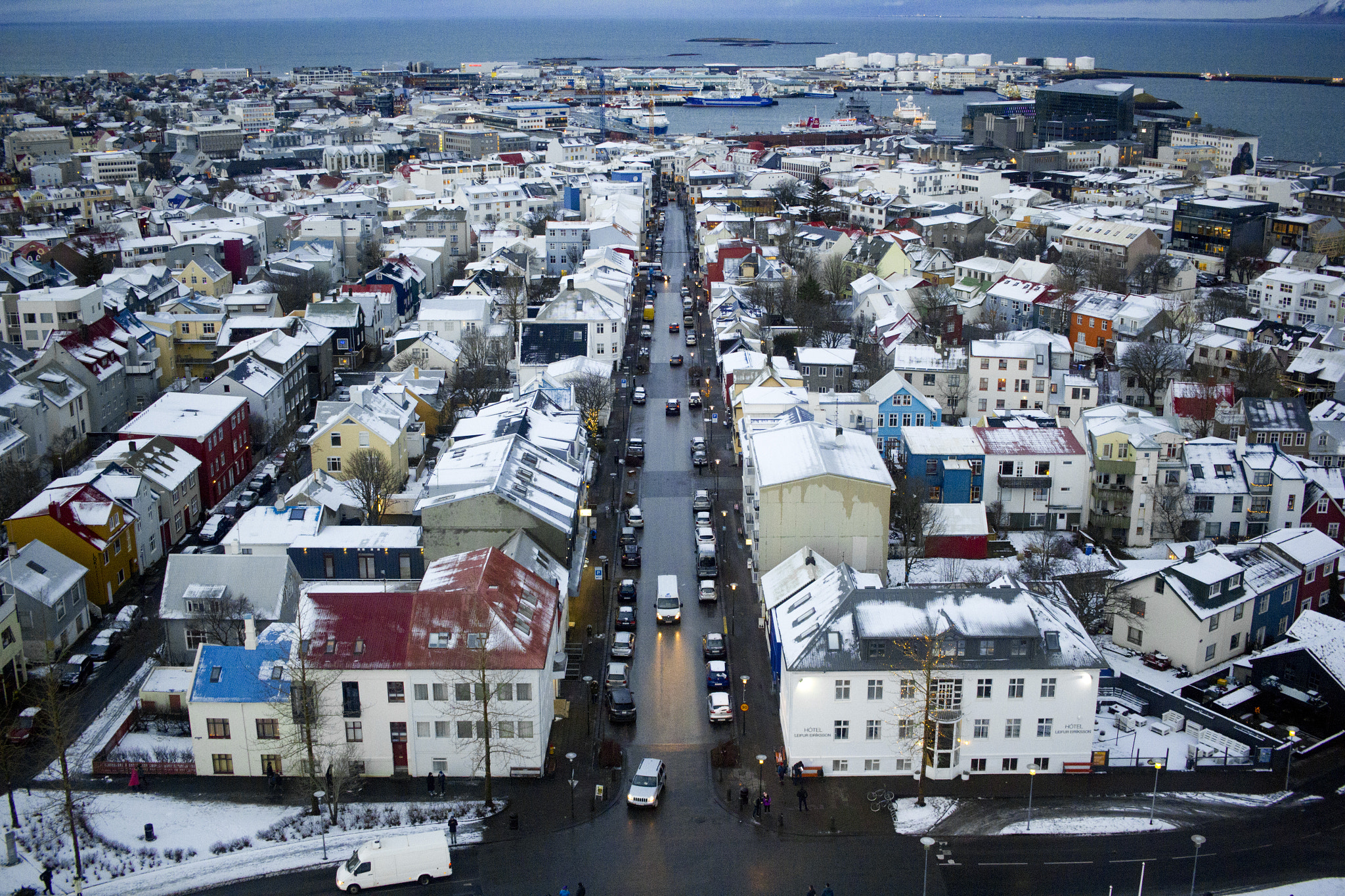 Canon EF-S 24mm F2.8 STM sample photo. Reykjavik at dawn photography