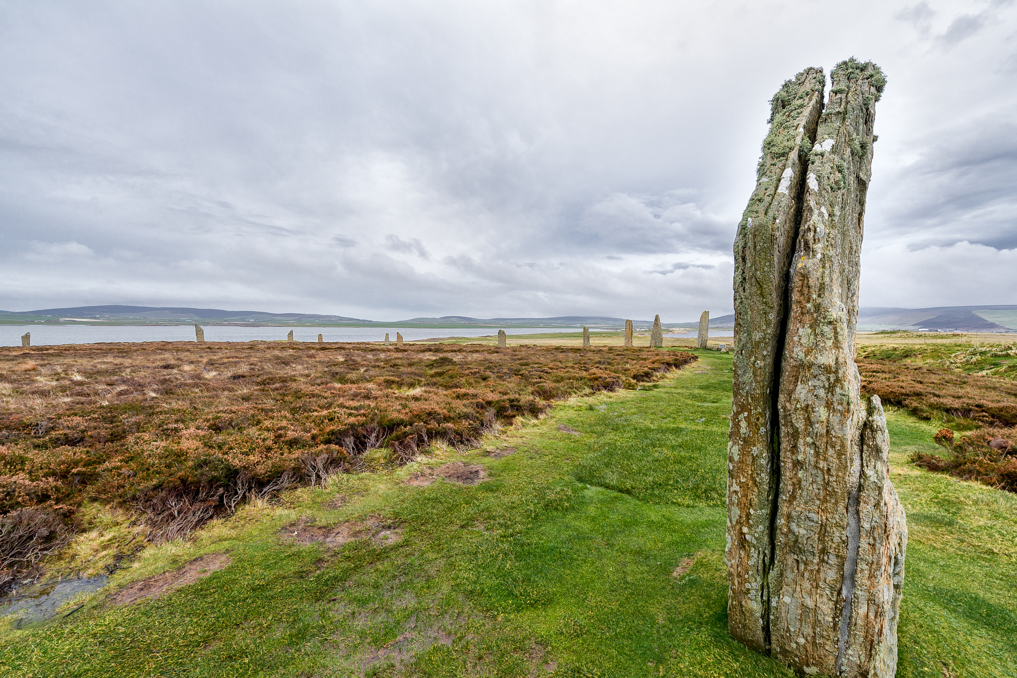 Nikon D3S + Nikon AF-S Nikkor 14-24mm F2.8G ED sample photo. Ring of brodgar, heart of neolithic orkney, awarded unesco world heritage photography