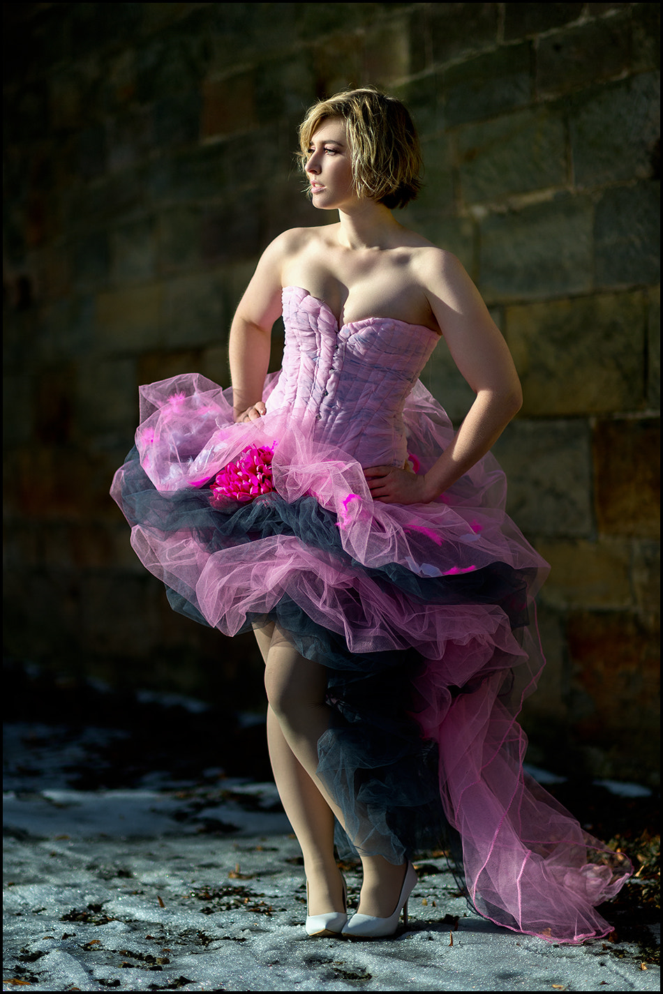 Nikon D4 sample photo. La vio - lady in pink photography