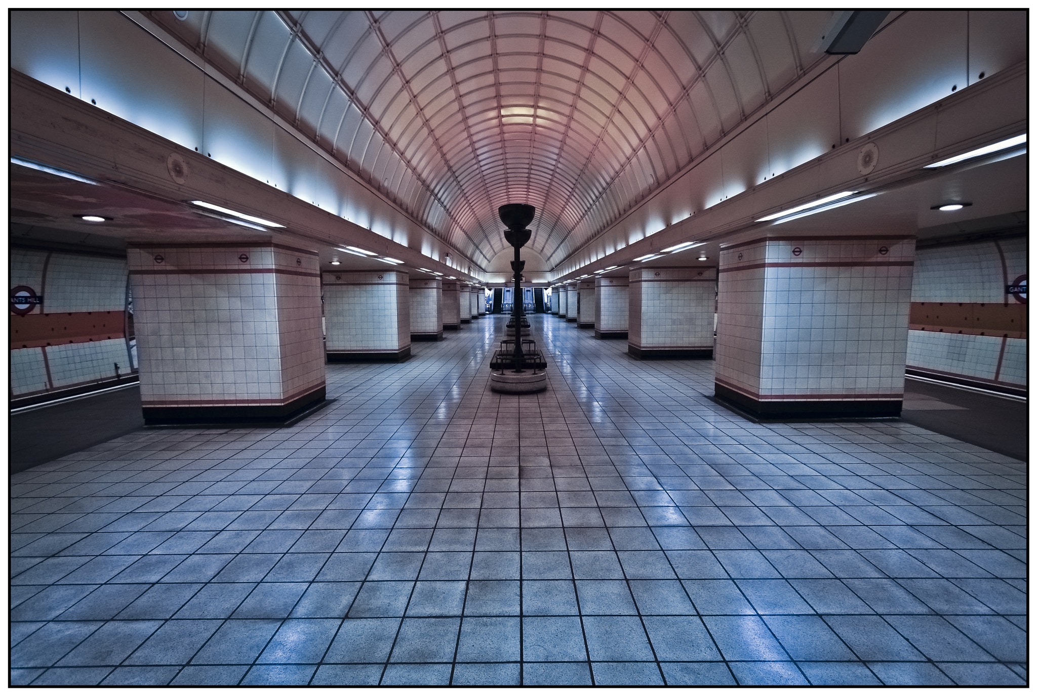 Canon EF-S 10-22mm F3.5-4.5 USM sample photo. Gants hill tube station, london. photography