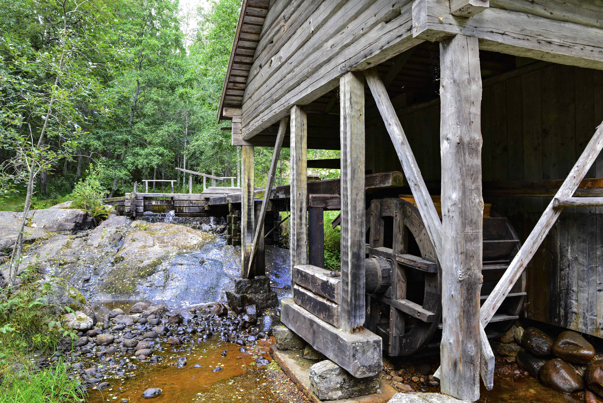 Nikon D800E + Tamron SP 24-70mm F2.8 Di VC USD sample photo. Old mill in sweden photography