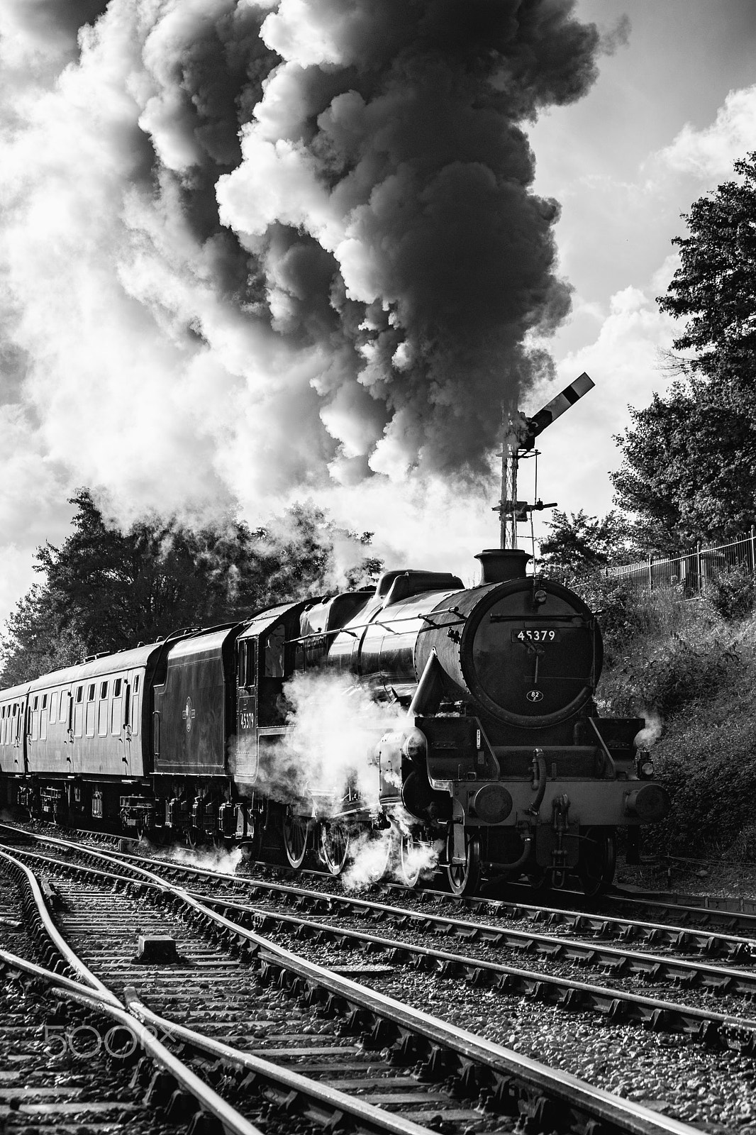 Nikon D7200 sample photo. Black 5 steam photography