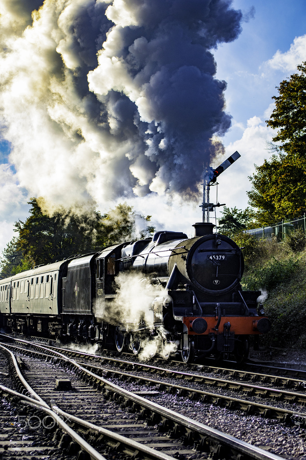 Nikon D7200 sample photo. Black 5 steam photography