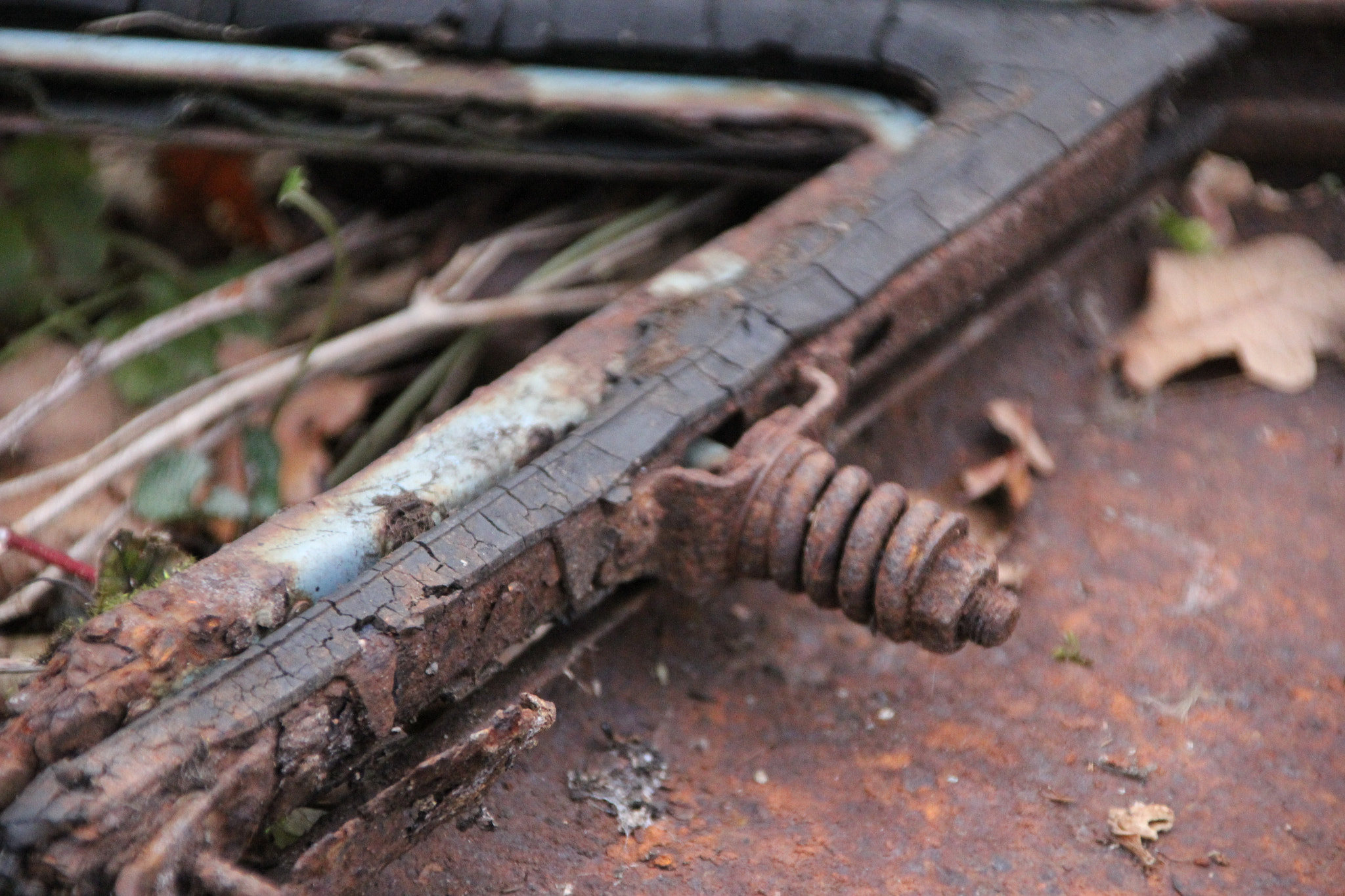 Canon EOS 60D + Canon TS-E 90mm F2.8 Tilt-Shift sample photo. The remains of an old car photography