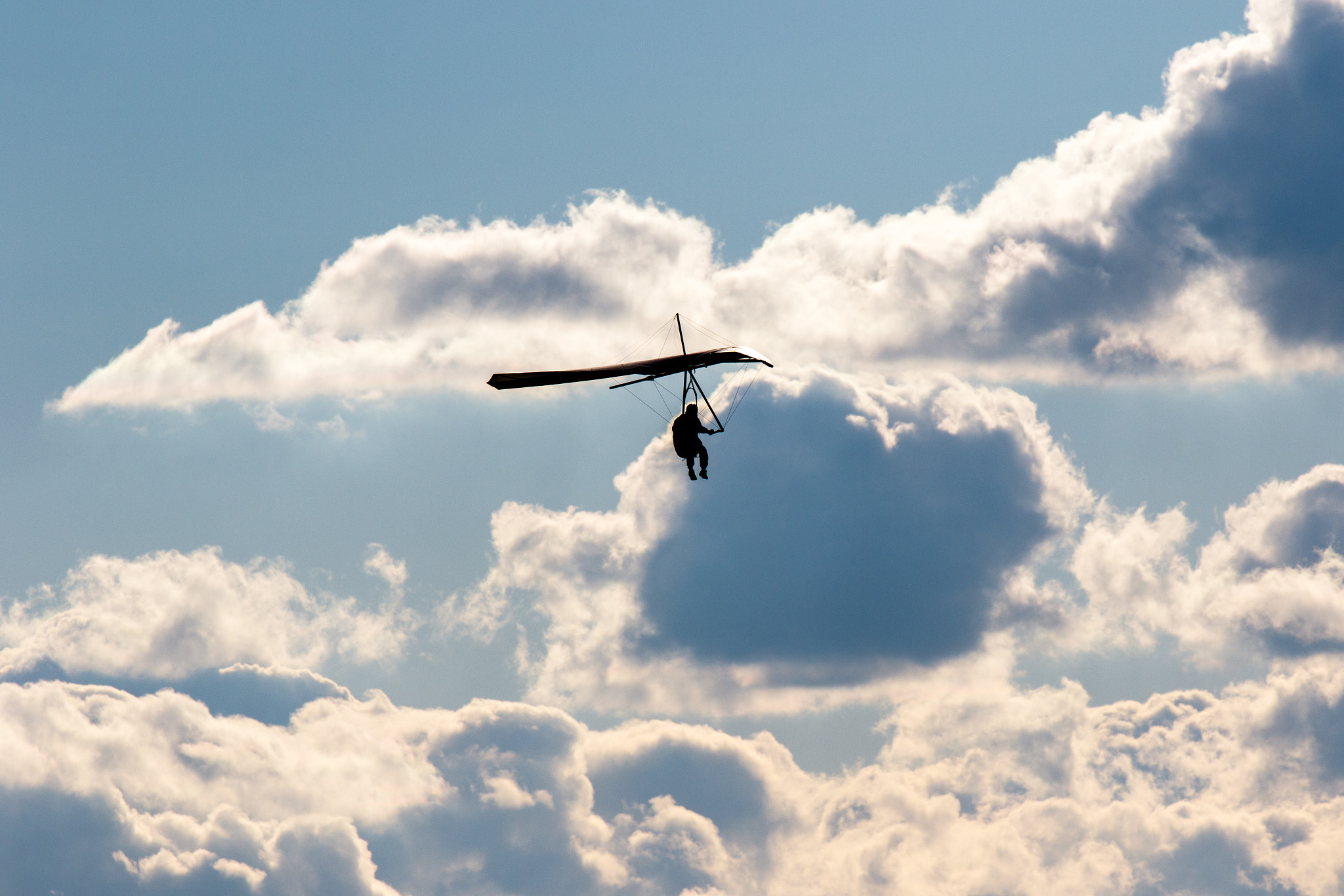 Canon EF 70-300mm F4-5.6L IS USM sample photo. Hang gliding photography