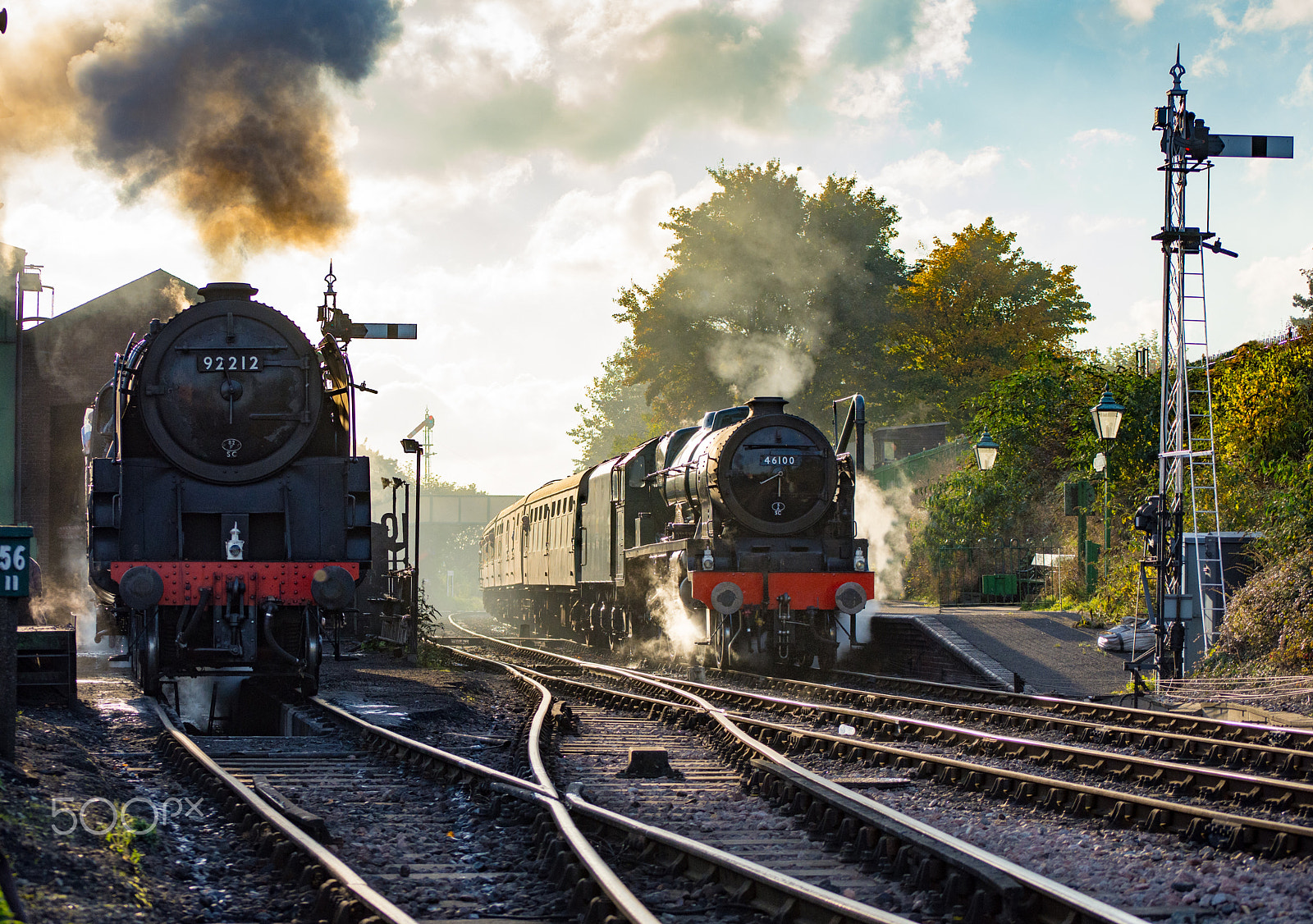 Nikon D7200 sample photo. Steam on the watercress line photography