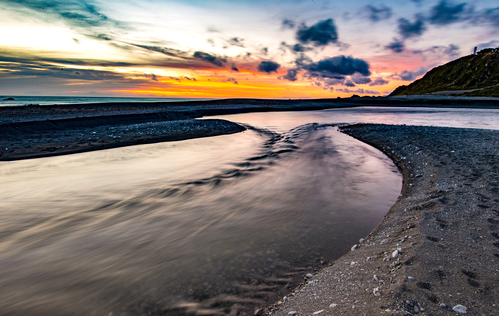 Canon EOS 6D + Canon EF 11-24mm F4L USM sample photo. South coast river flow photography