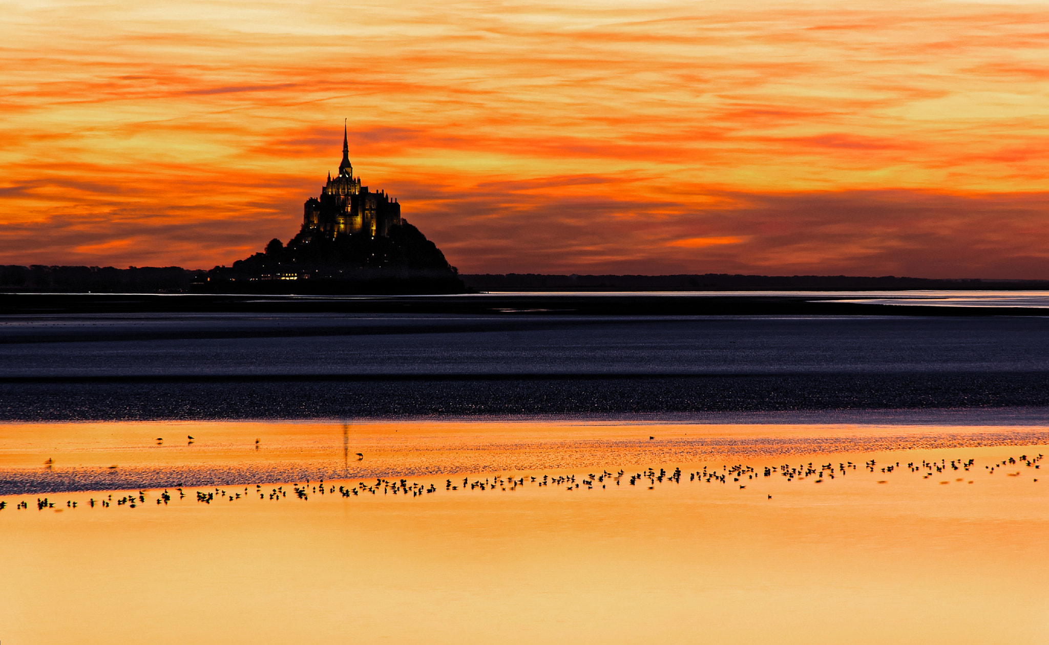 Pentax K-5 sample photo. Mont saint michel couleur cuivre... photography