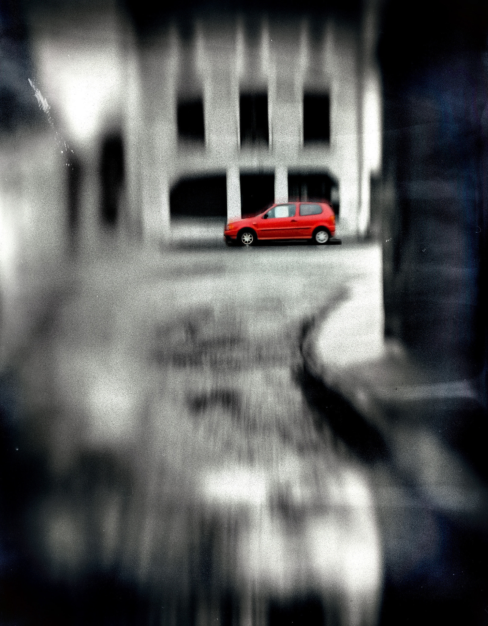 Panasonic Lumix DMC-G1 sample photo. Little red car photography