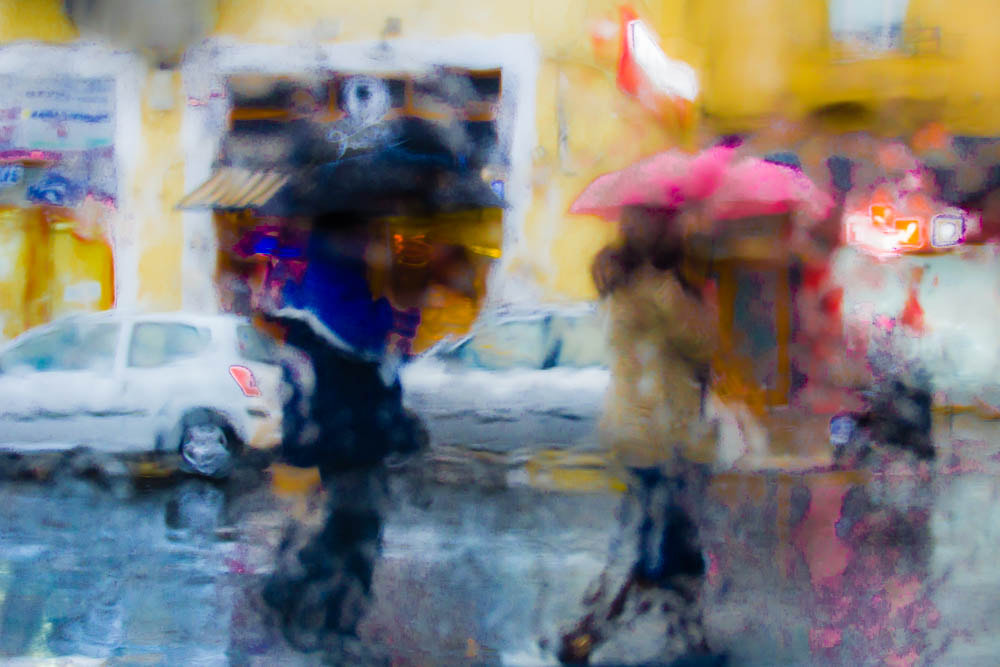 Sigma 18-250mm F3.5-6.3 DC OS HSM sample photo. Walking in the rain photography