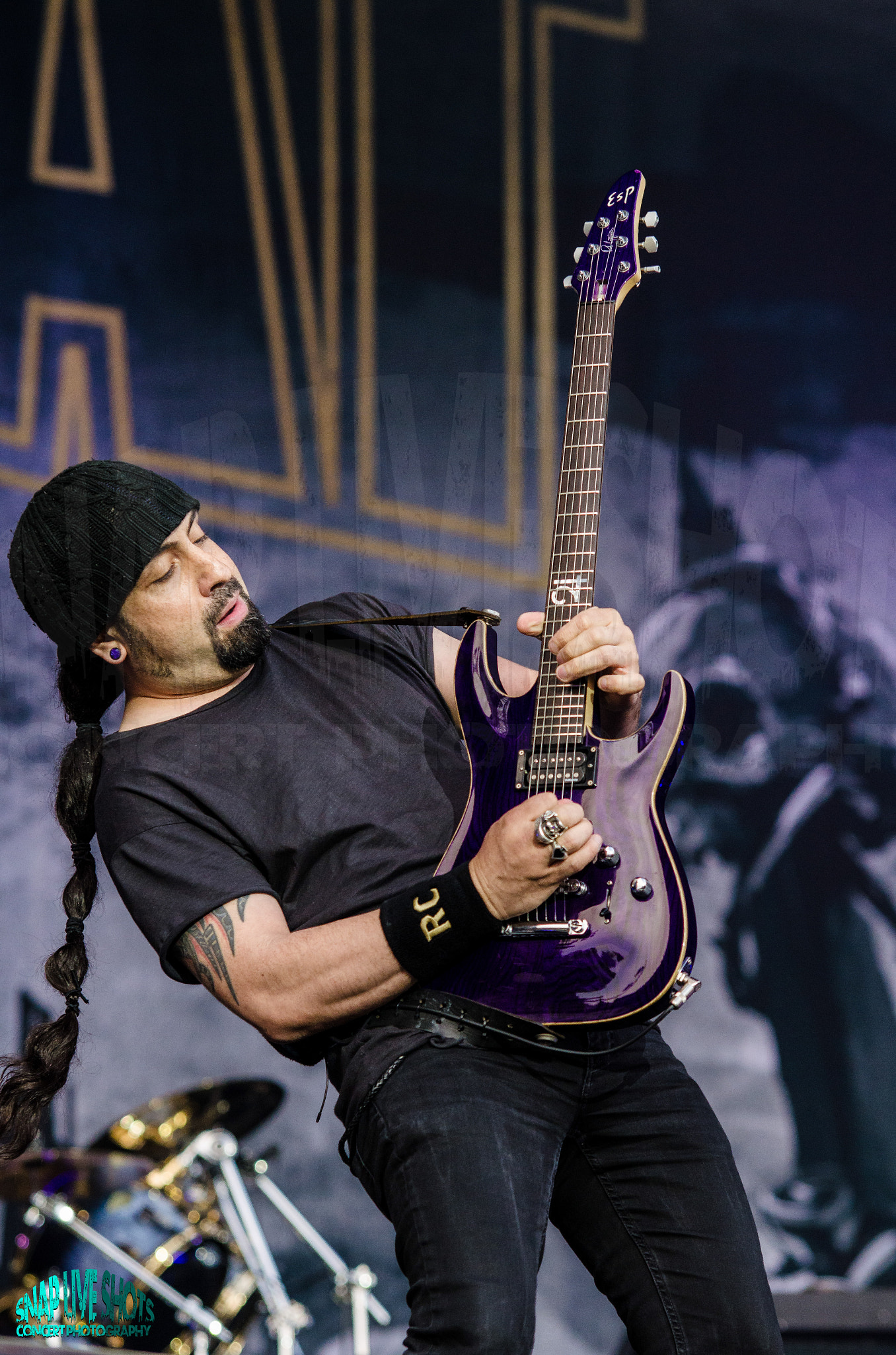 Nikon D7000 + Sigma 70-200mm F2.8 EX DG Macro HSM II sample photo. Volbeat @ hellfest 2016 photography