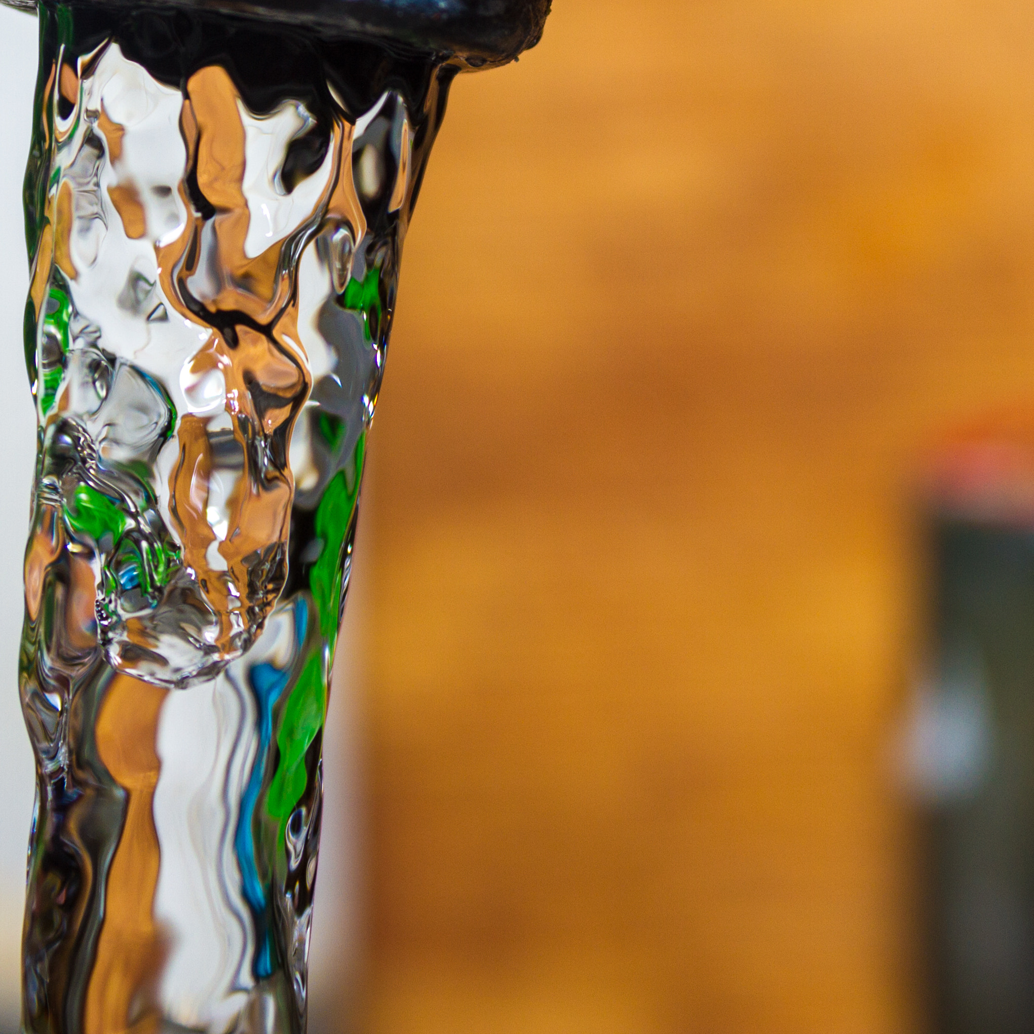 Canon EF-S 18-55mm F3.5-5.6 II sample photo. Glass water photography