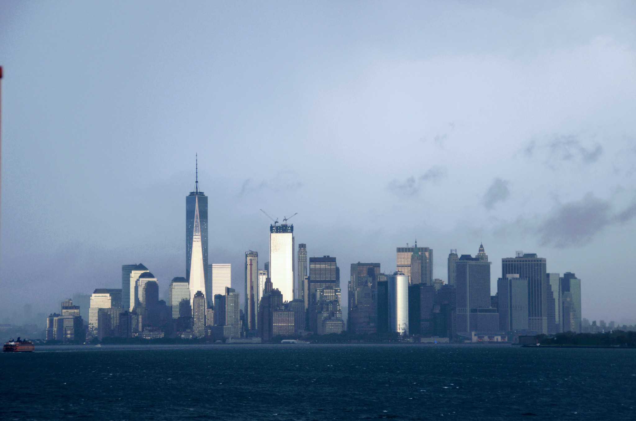 Tamron AF 18-200mm F3.5-6.3 XR Di II LD Aspherical (IF) Macro sample photo. Sunset on manhattan after the storm photography