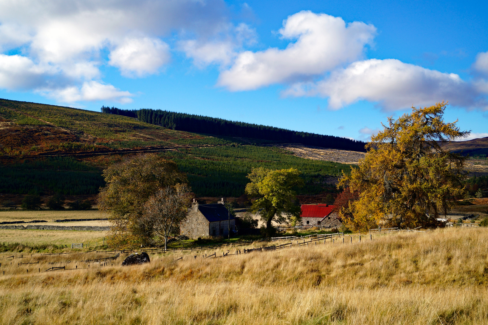 Sony DT 18-55mm F3.5-5.6 SAM II sample photo. Braentra mill, strathrusdale, scottish highlands photography