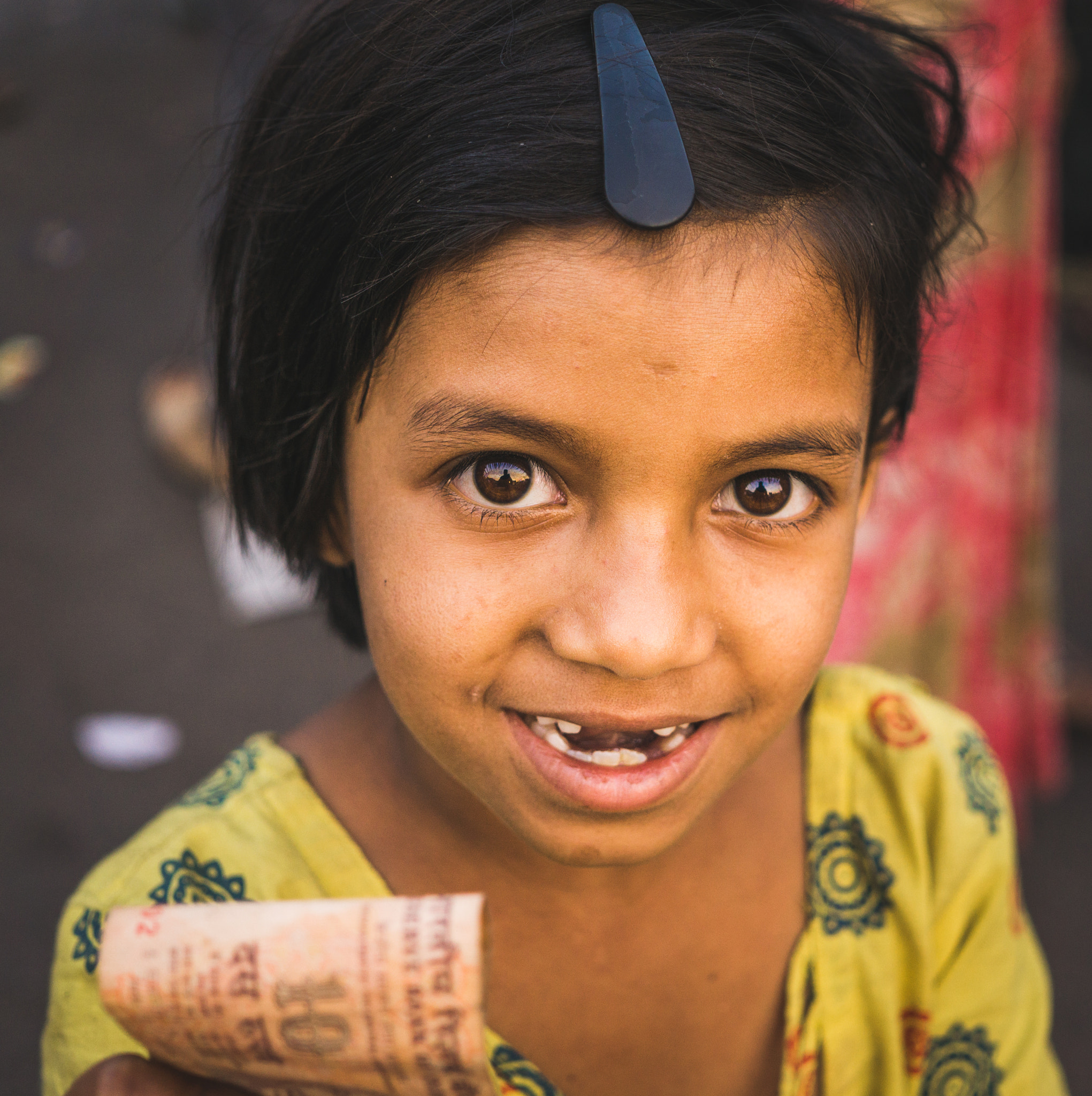 Sigma 30mm F2.8 EX DN sample photo. Happy little girl photography