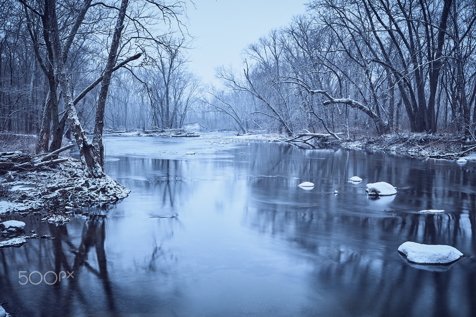 Canon EF 24-70mm F2.8L USM sample photo. Sugar creek in winter photography