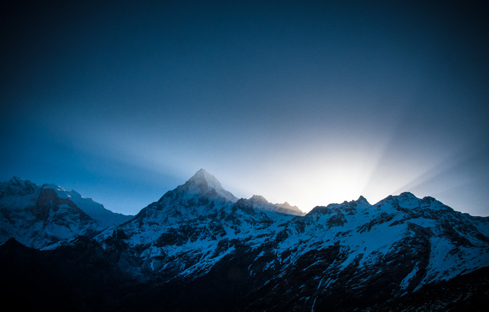 Olympus OM-D E-M5 + Olympus Zuiko Digital 14-54mm F2.8-3.5 II sample photo. The awakening of the annapurna photography