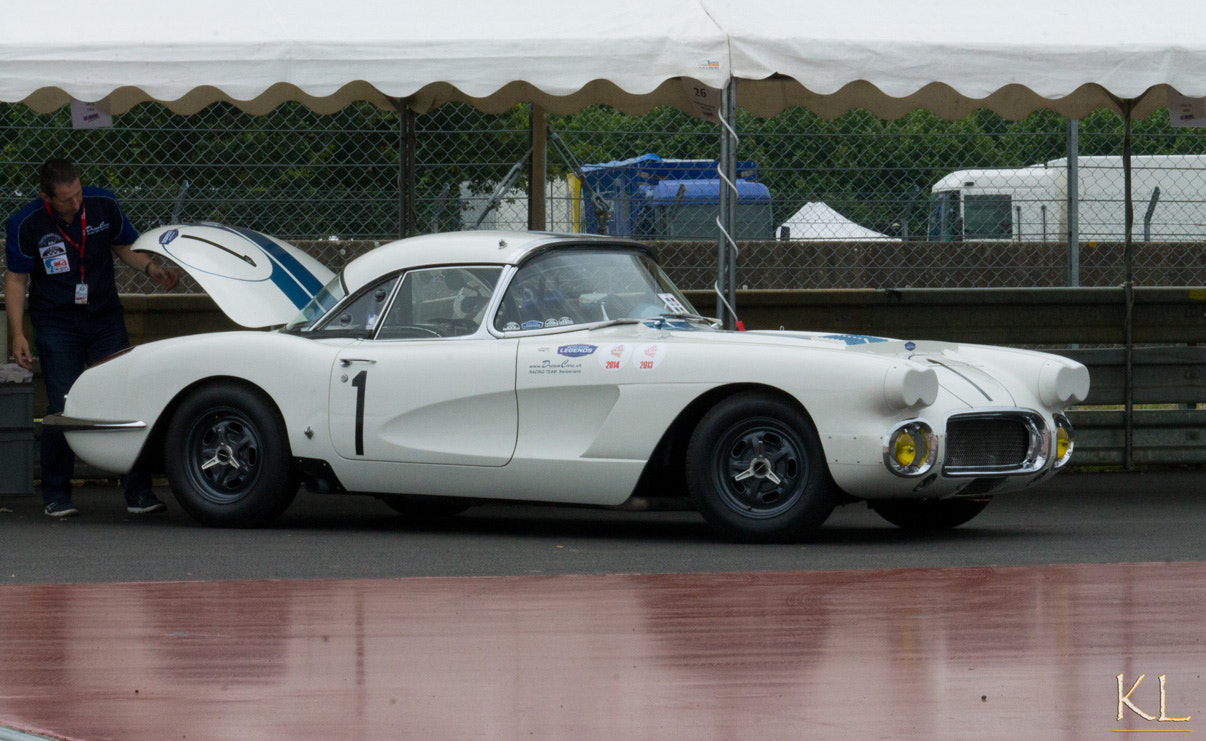 Canon EF-S 55-250mm F4-5.6 IS sample photo. Old corvette @lemans photography