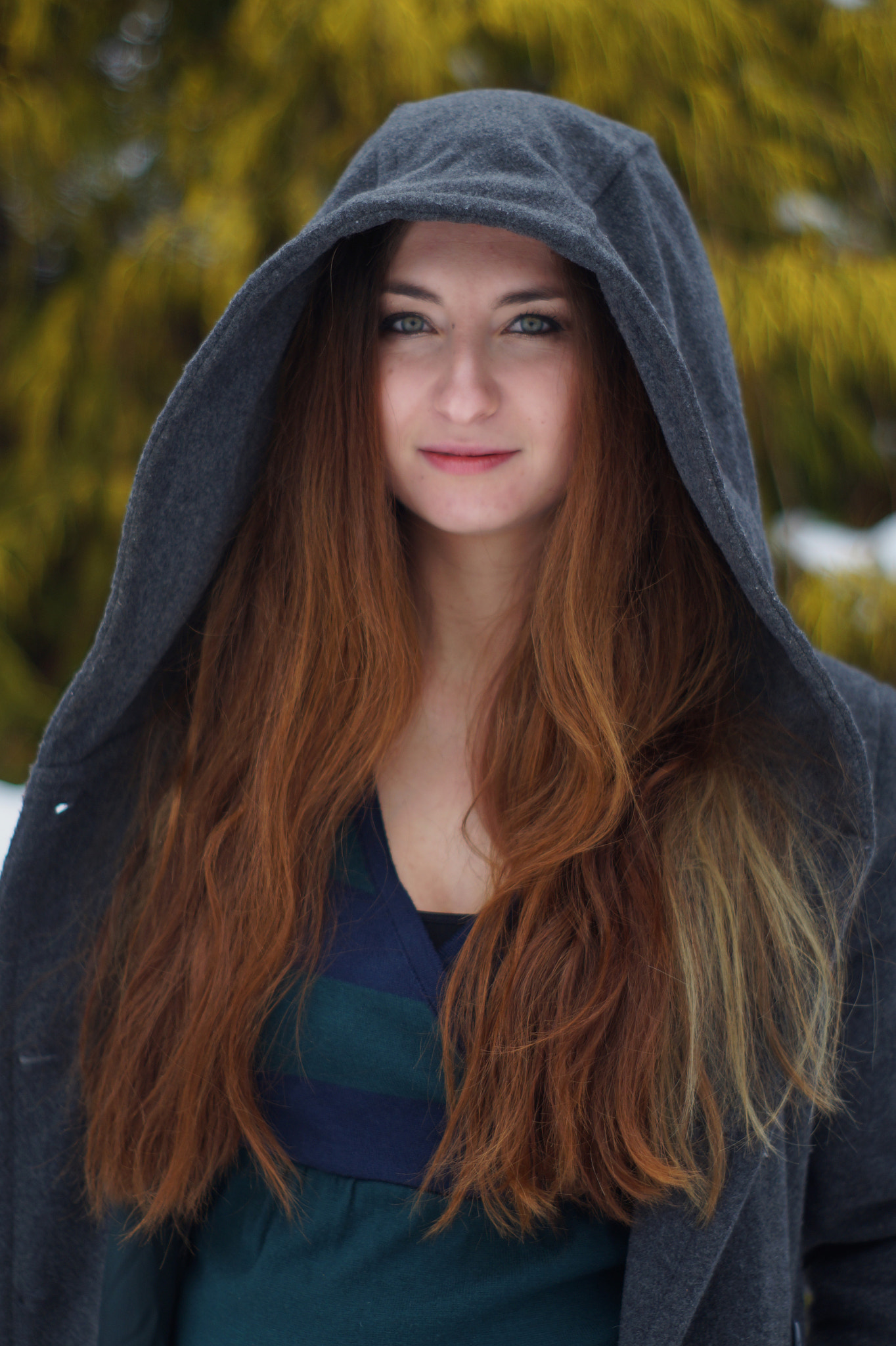 Sony SLT-A58 + Minolta AF 50mm F1.7 sample photo. Hooded portrait photography