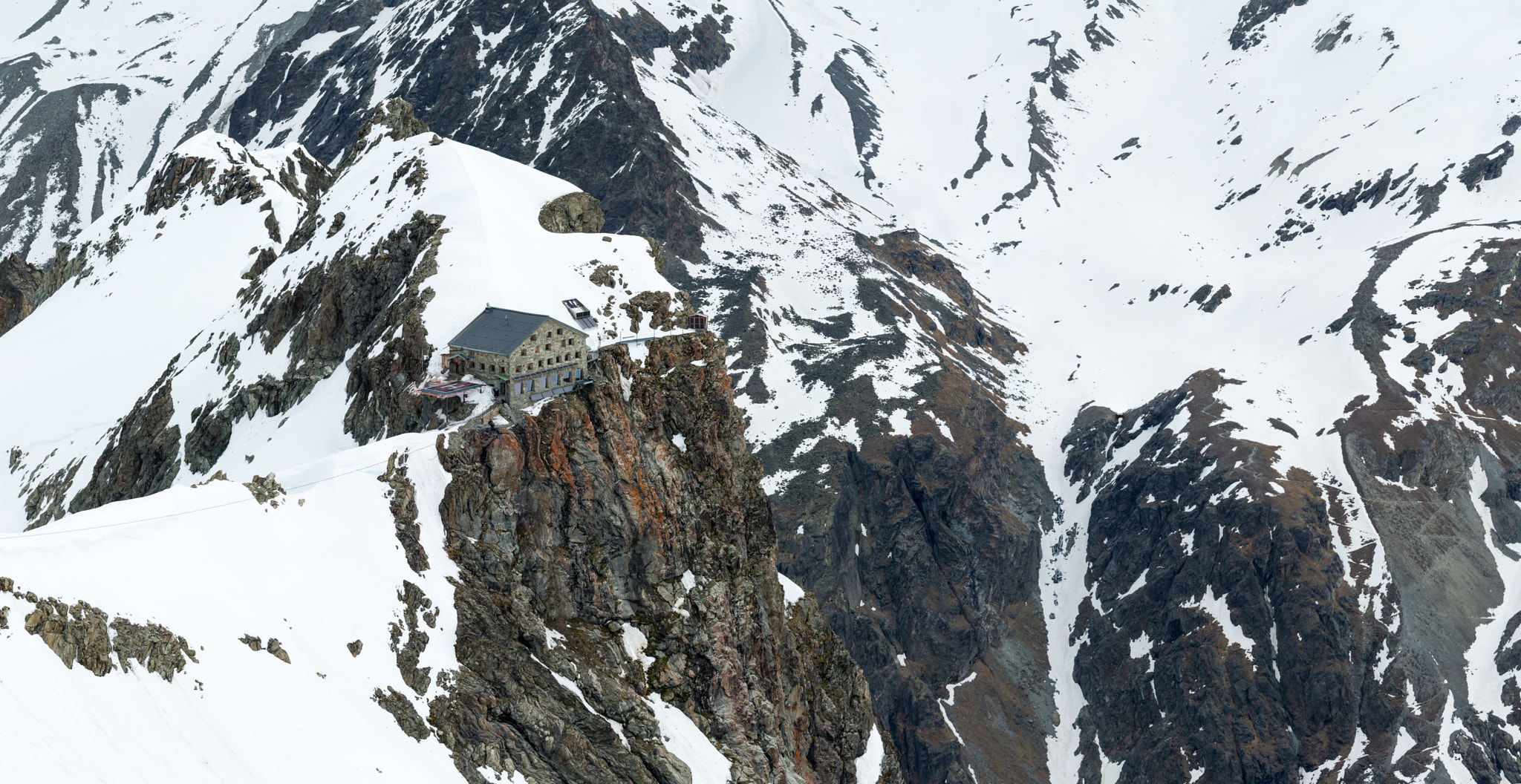 Nikon AF-S Nikkor 70-200mm F4G ED VR sample photo. Last haute route cabin before zermatt photography