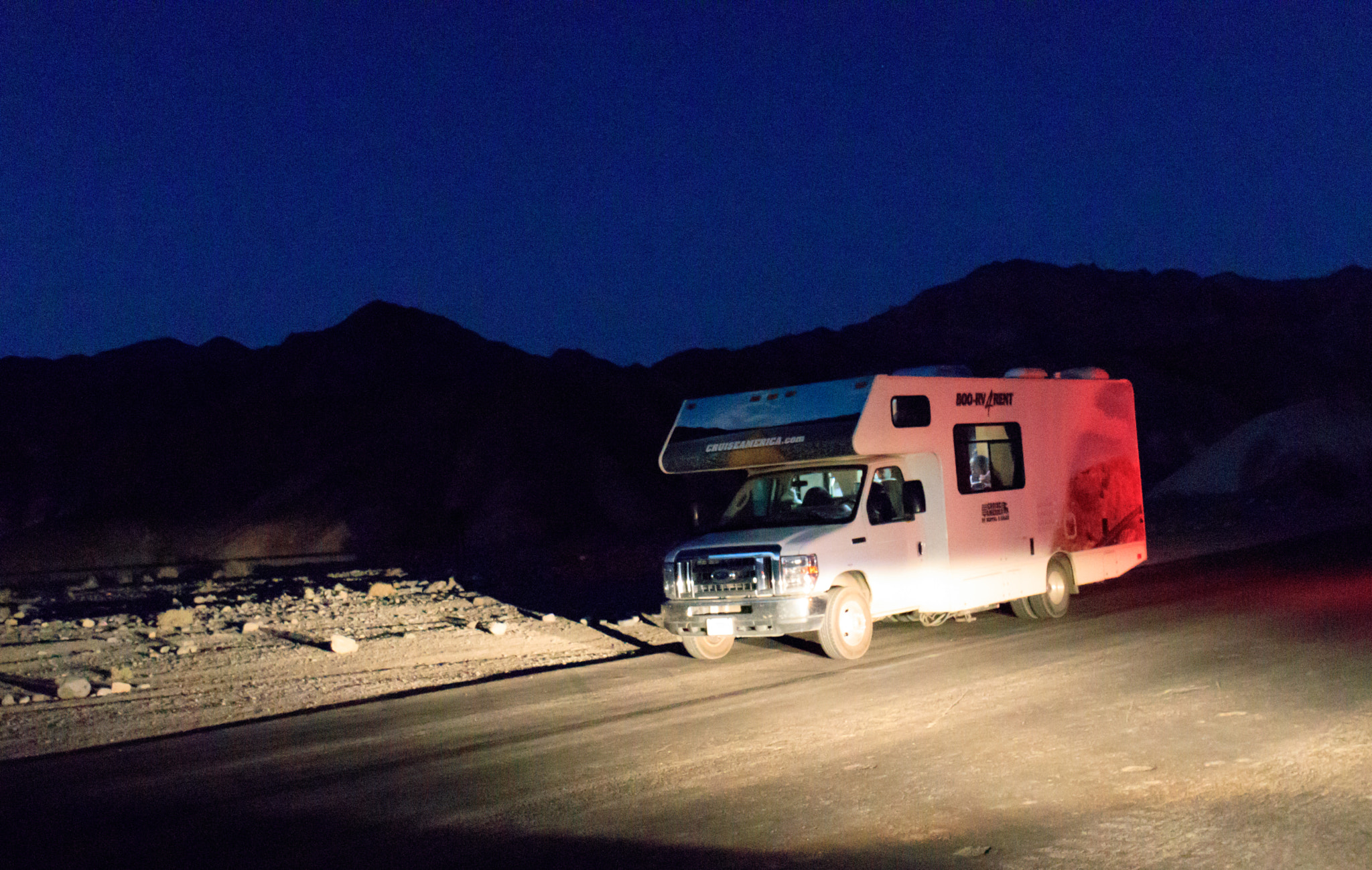 Canon EF 24-70mm F4L IS USM sample photo. Rv at night photography