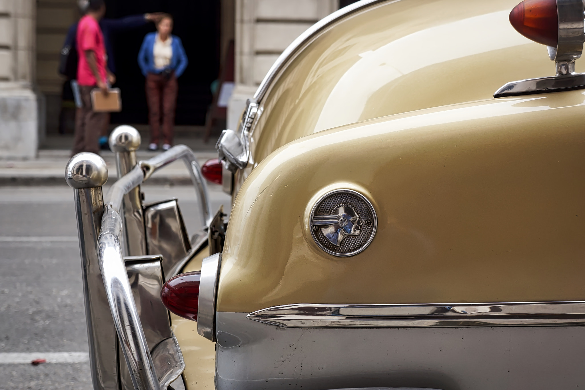 Hasselblad Lunar sample photo. Old pontiac medallion photography
