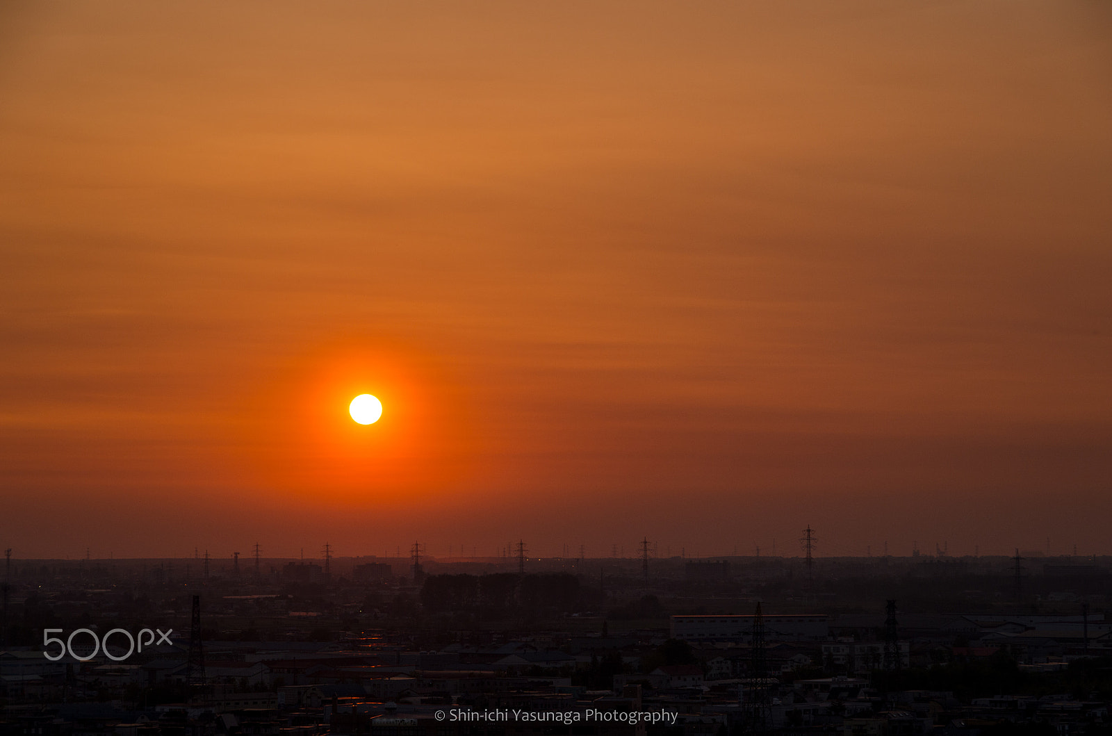 Pentax K-30 sample photo. Sunset from sapporo city,japan. photography