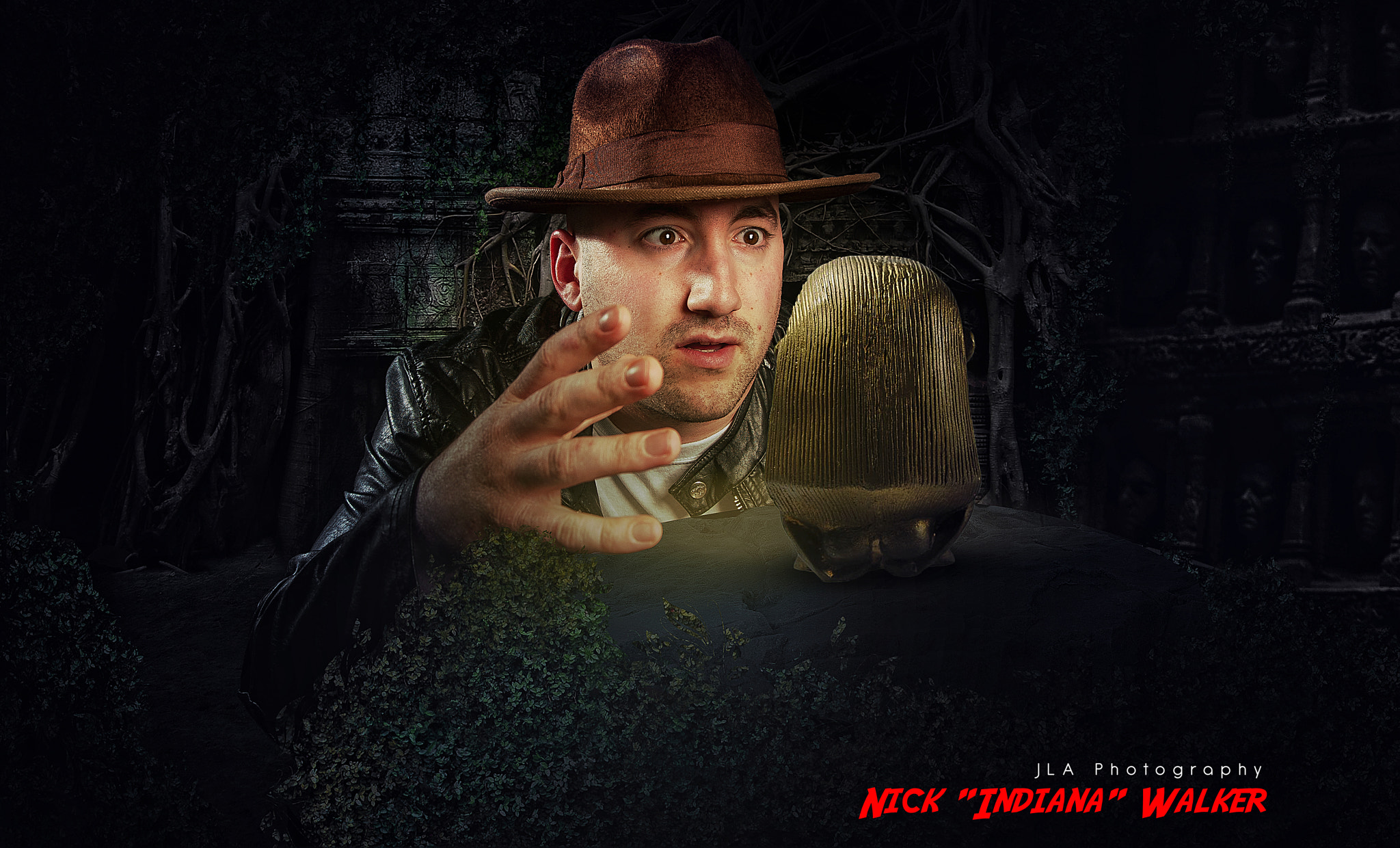 Nikon D3 sample photo. Indiana jones cosplay tribute photography