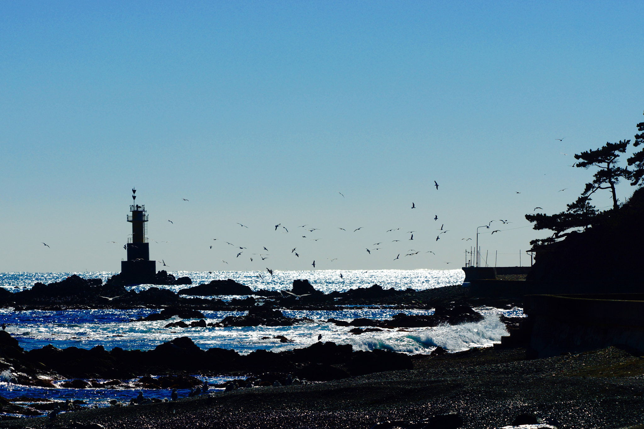 Sony SLT-A77 sample photo. Blue sea. photography