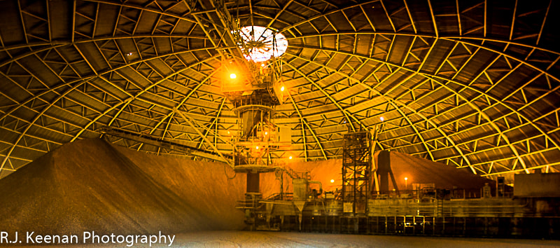 Nikon D600 + Nikon AF-S Nikkor 17-35mm F2.8D ED-IF sample photo. In the belly of the ore processing beast photography