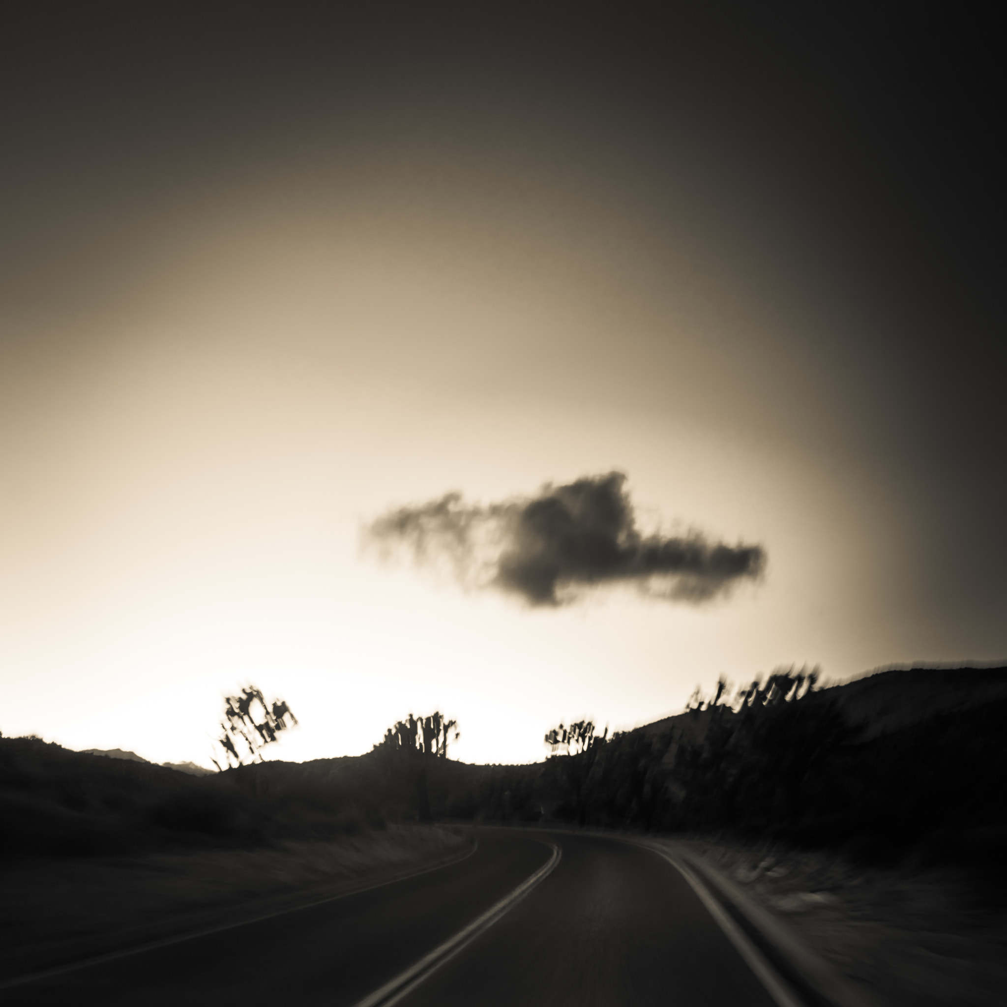 24-70mm F2.8 G SSM sample photo. Dark cloud down the road photography