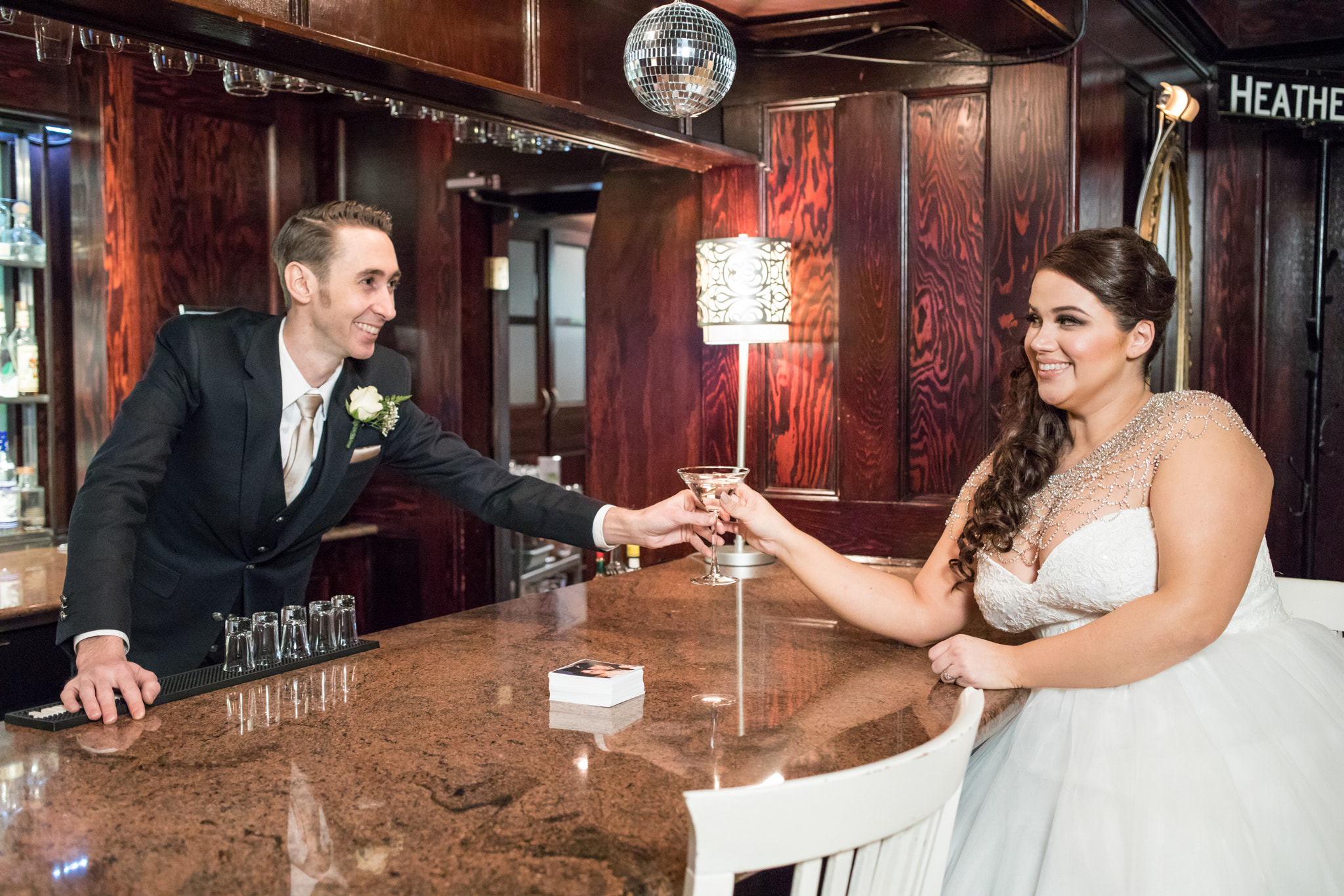 Canon EF 40mm F2.8 STM sample photo. Groom serves the bride a drink photography