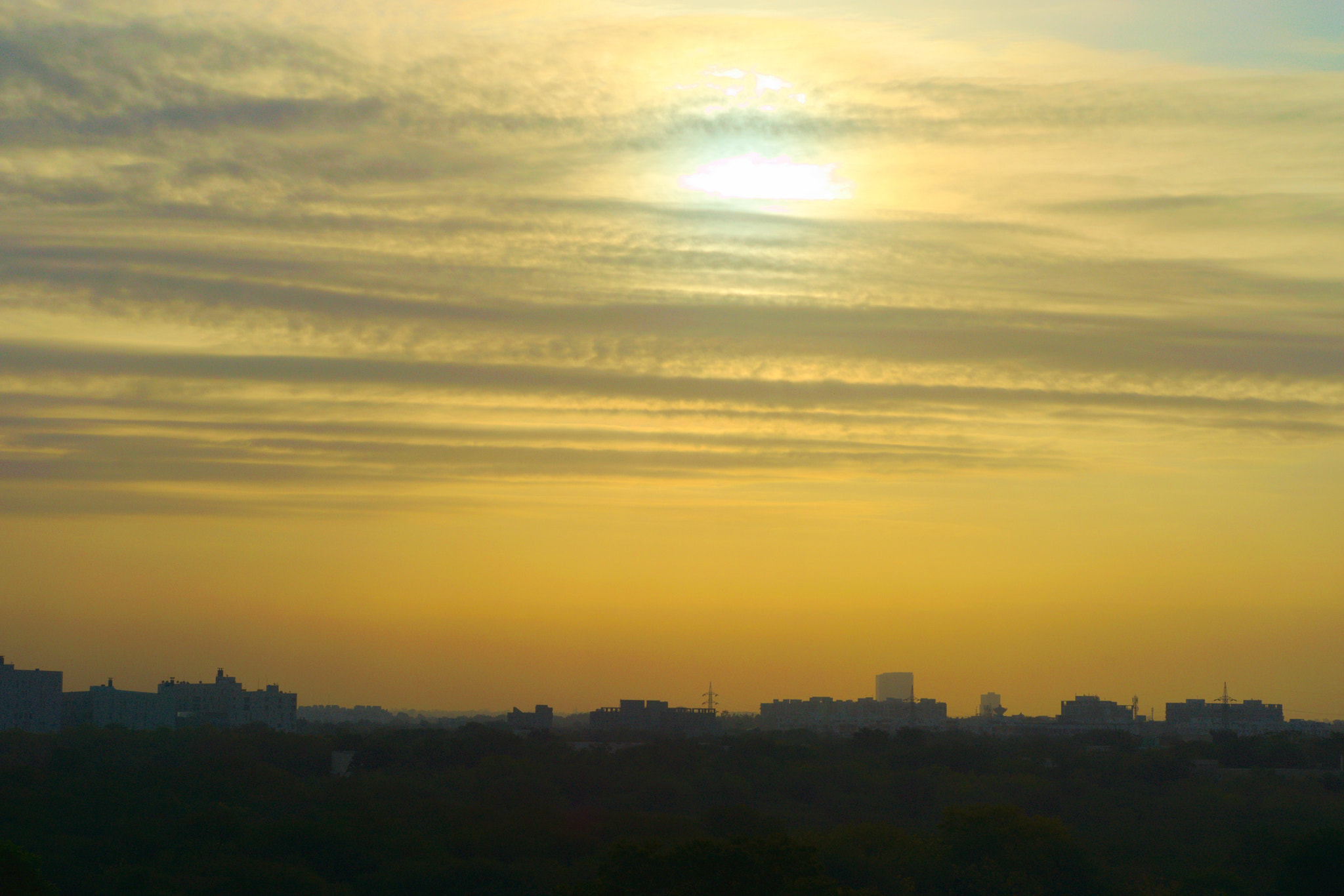 Nikon D3300 + Nikon AF Nikkor 50mm F1.8D sample photo. Morning sky photography