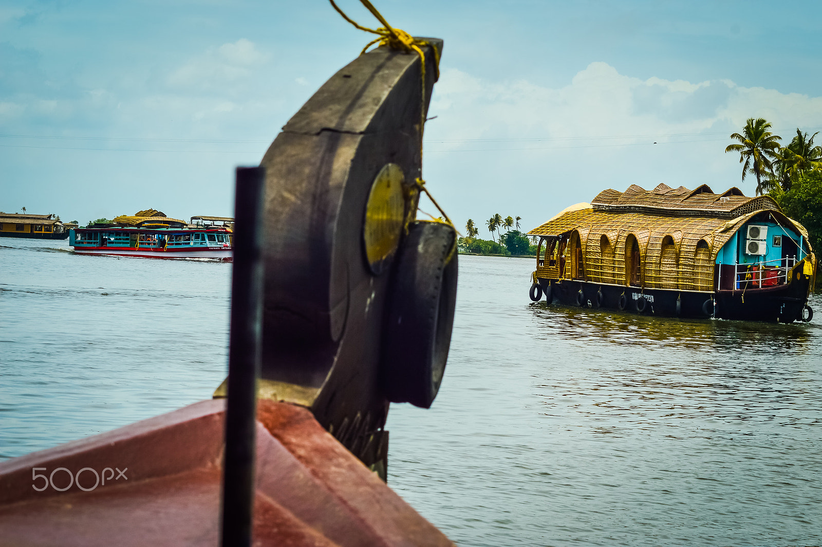 Nikon D3200 + Sigma 50-150mm F2.8 EX APO DC HSM II + 1.4x sample photo. One of the most quintessential kerala experiences is cruising its backwaters on a houseboat,... photography