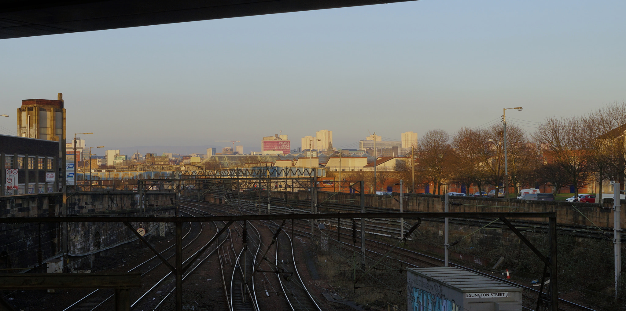Sony SLT-A57 sample photo. Railway into the city photography