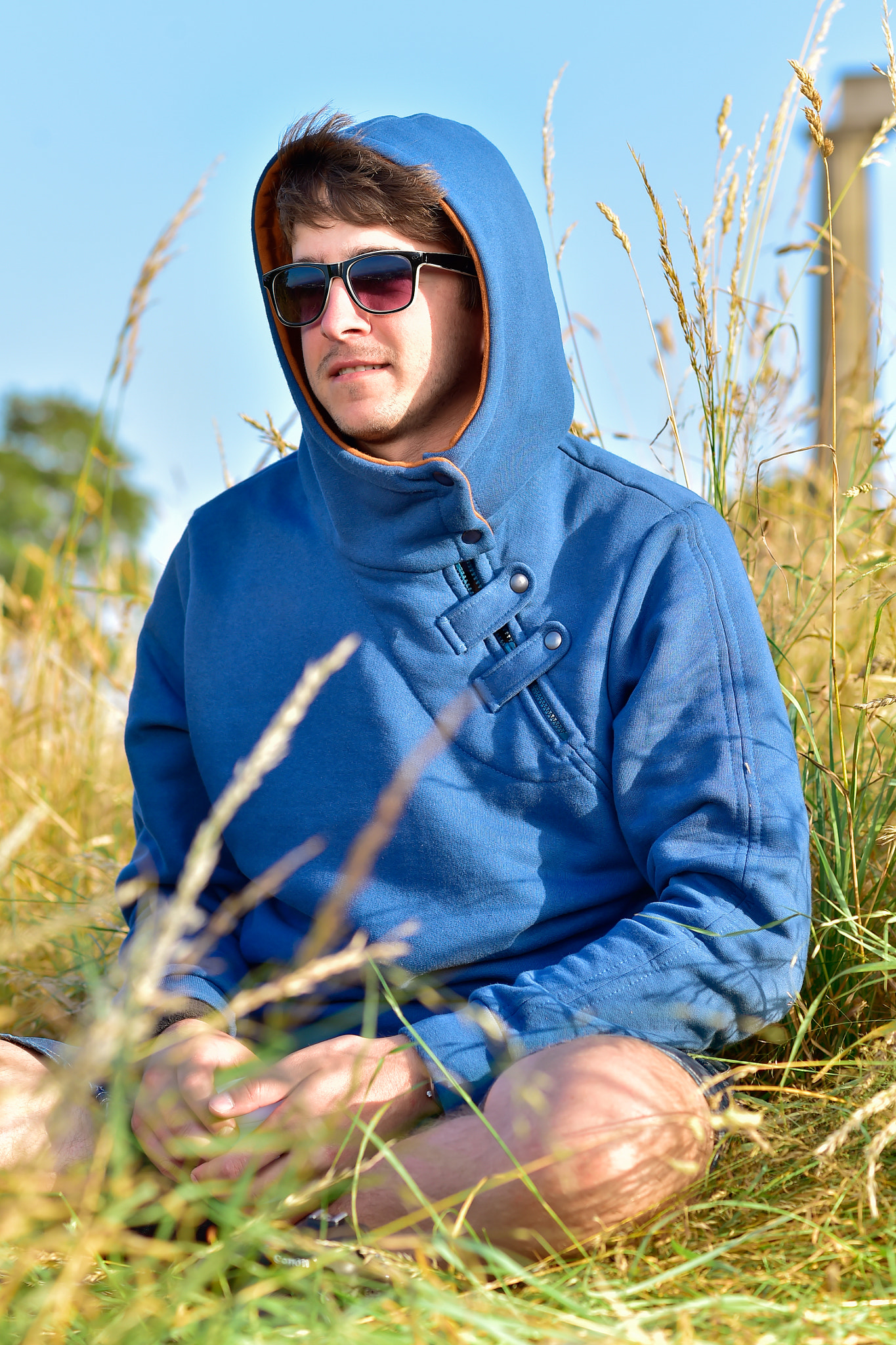 Nikon D4S sample photo. Young man outdoors portrait with copy space photography