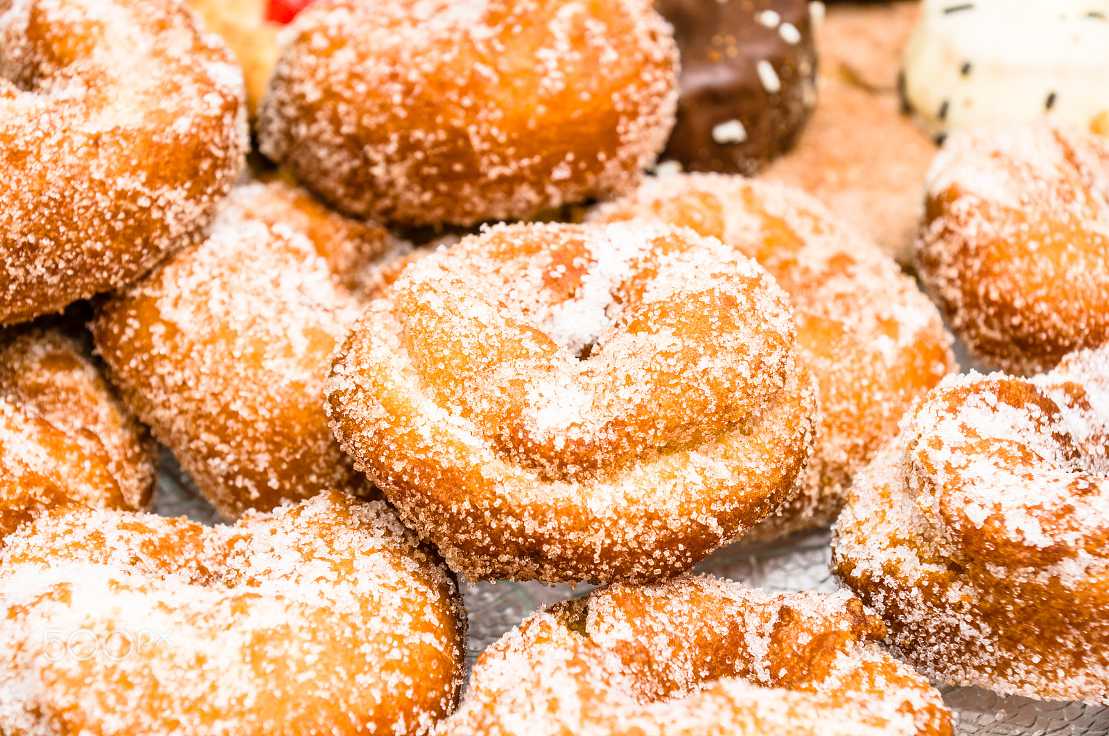 Sony DT 16-105mm F3.5-5.6 sample photo. Closeup of rosquillas, typical spanish donuts photography