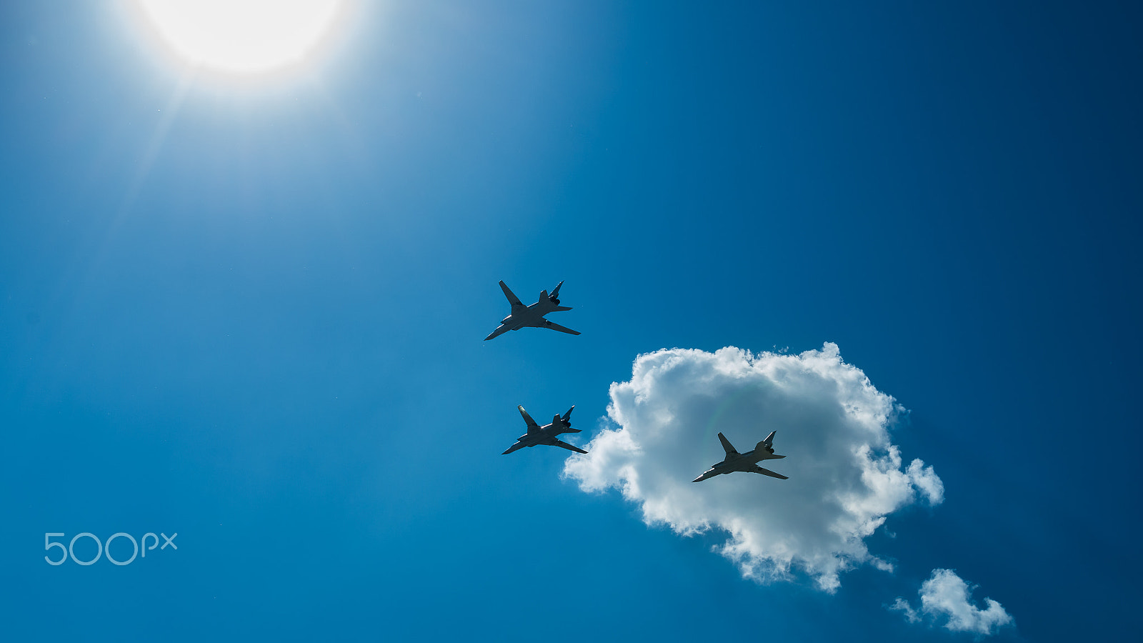 Pentax K-5 II sample photo. Three aircraft flying over the city photography