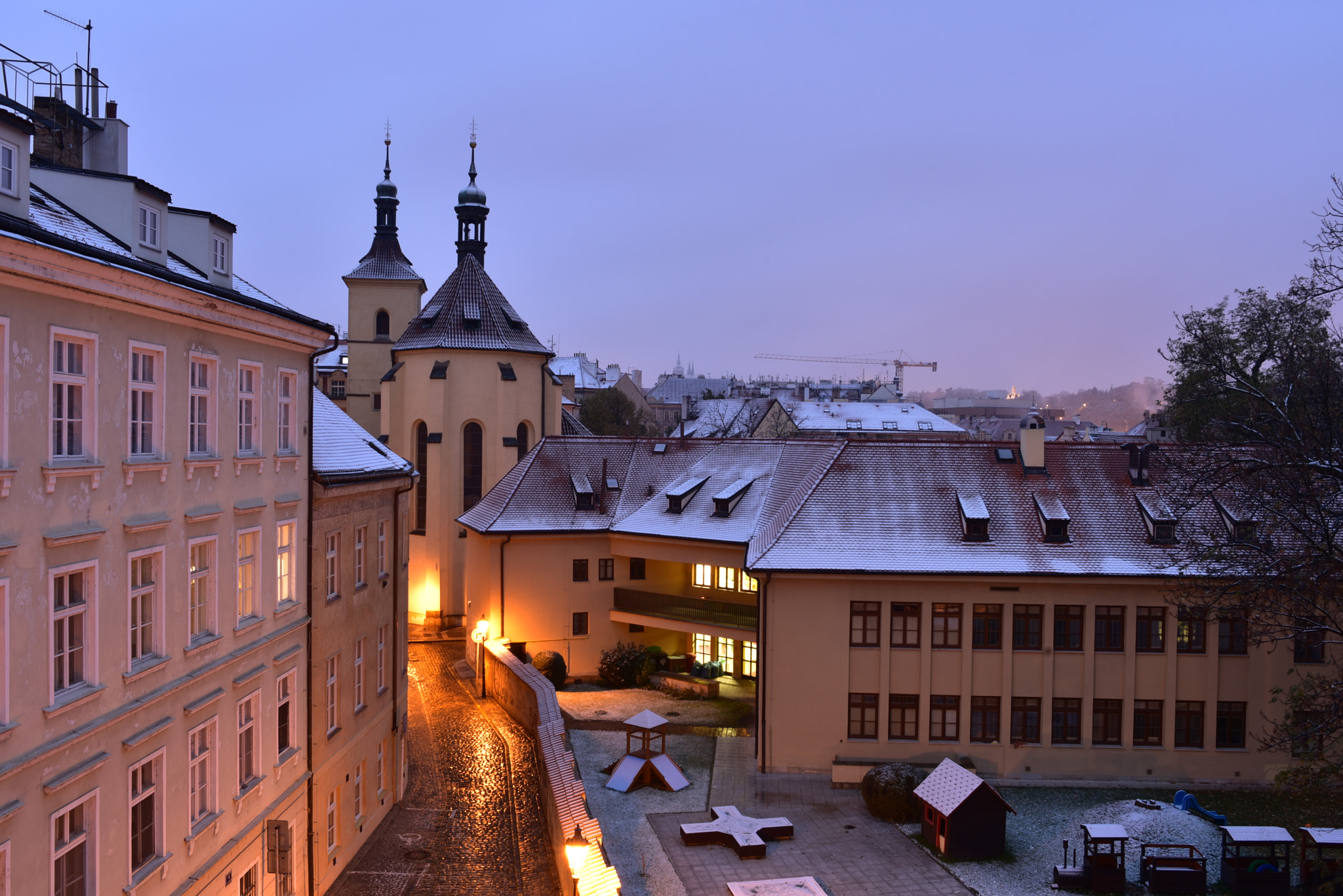 Nikon D750 + Nikon AF-S Nikkor 28mm F1.8G sample photo. Snow morning photography