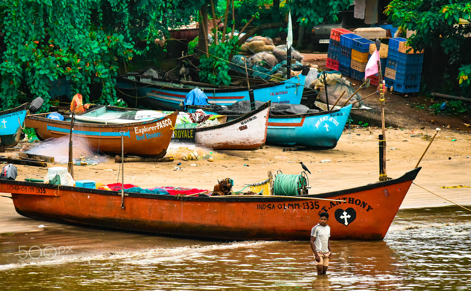 Nikon D5500 sample photo. Colorful goa photography