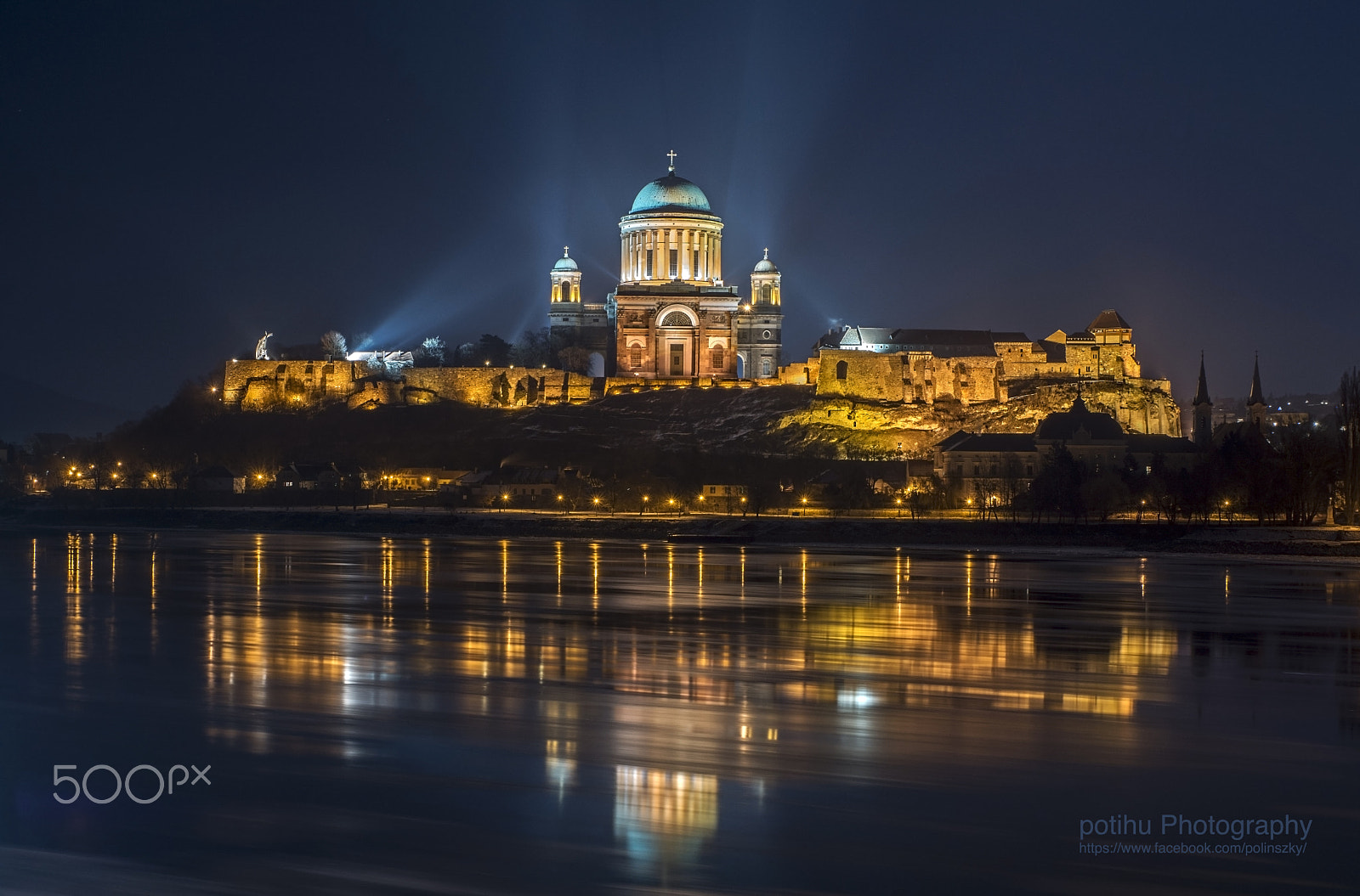 Tamron SP 24-70mm F2.8 Di VC USD sample photo. Esztergom by night photography