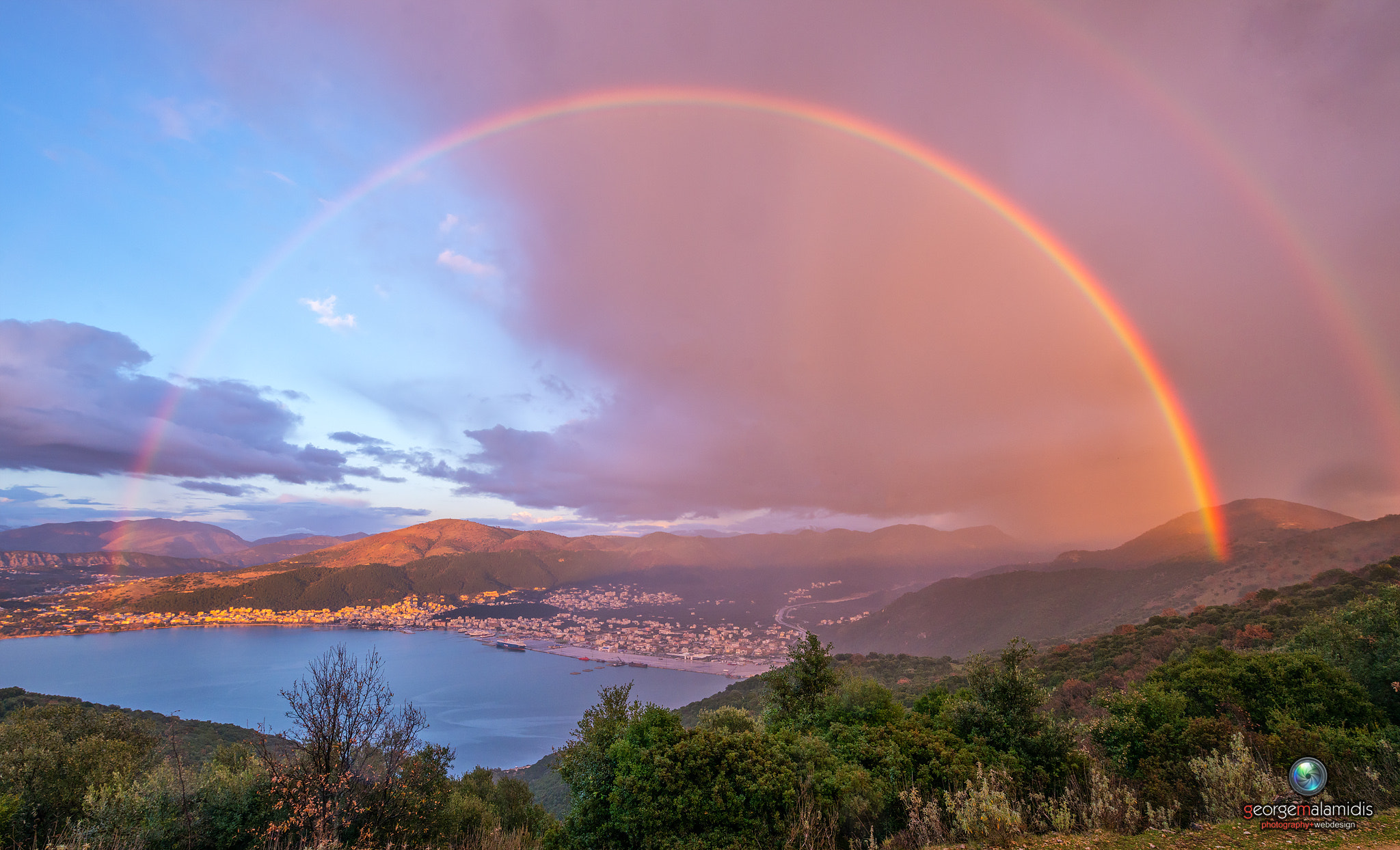 Tamron SP 15-30mm F2.8 Di VC USD sample photo. Heaven gate over igoumenitsa photography