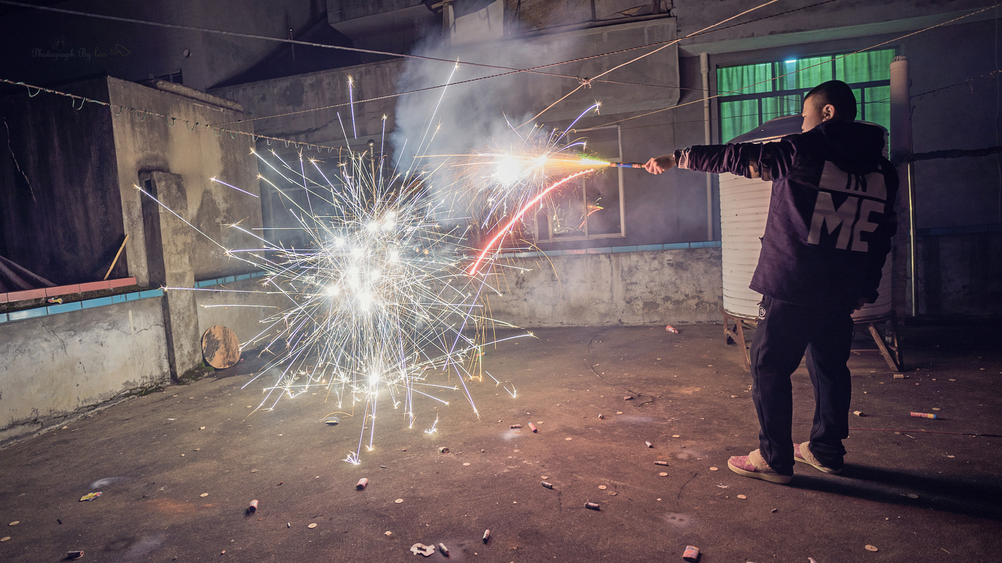 E 18mm F2.8 sample photo. Fireworks photography
