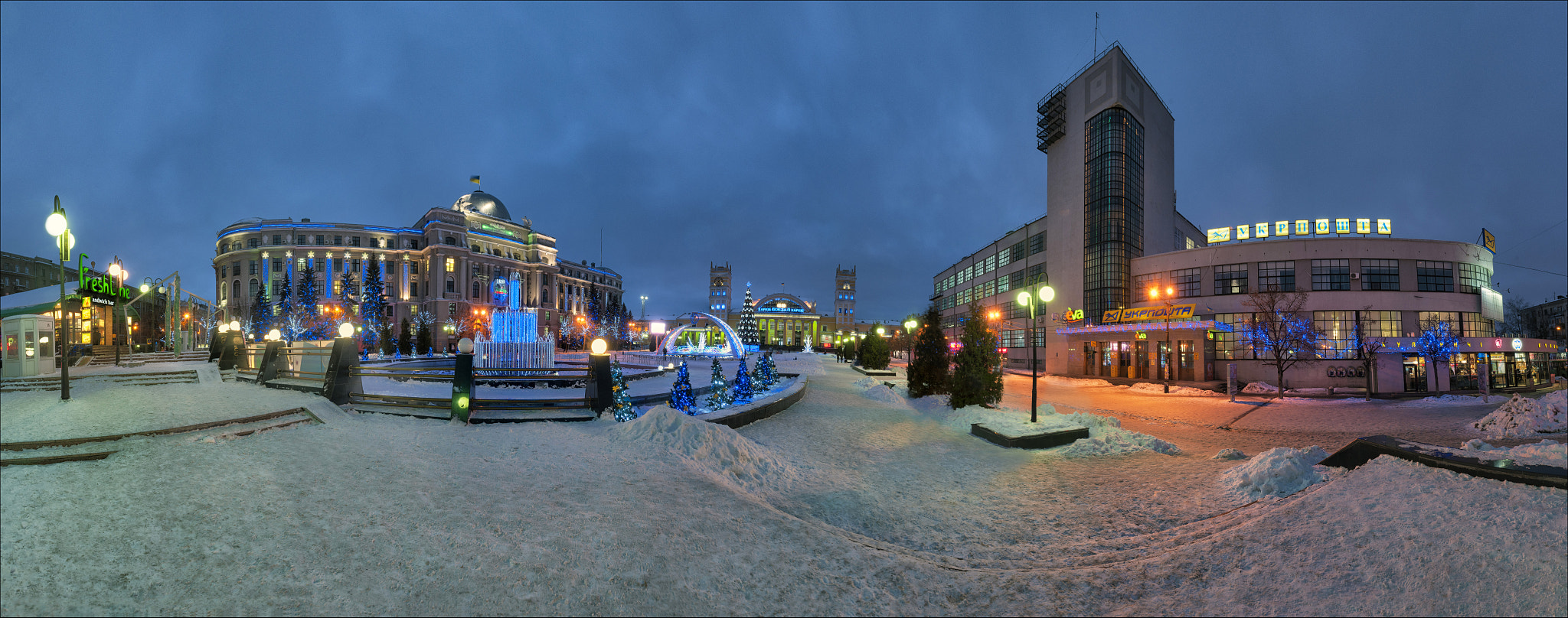 Nikon D300S sample photo. "southern railway station "- the city of kharkiv photography