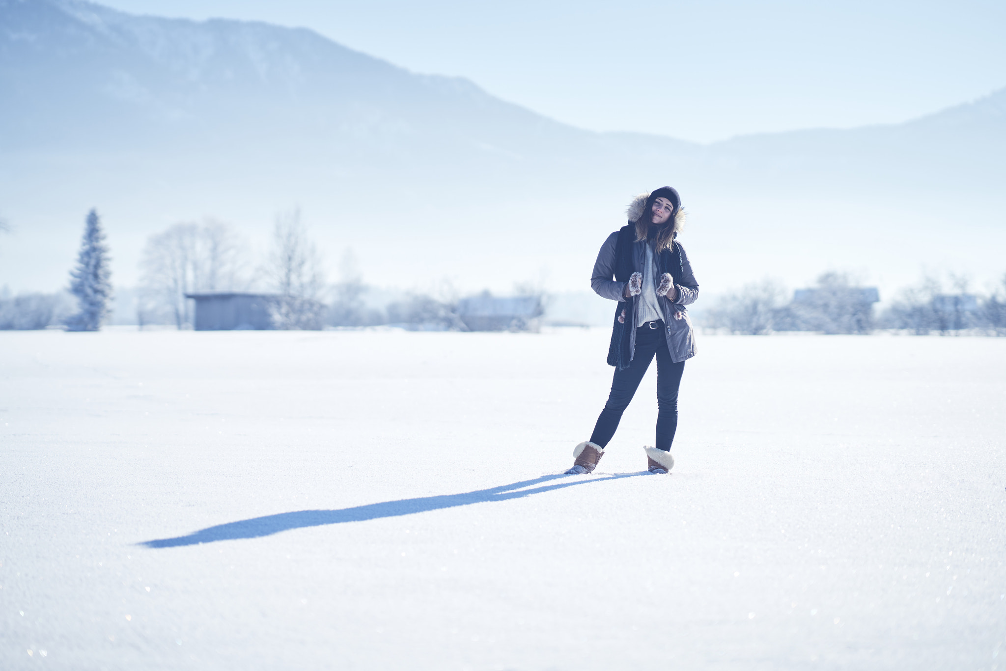 Sony a7R II + Sony FE 85mm F1.4 GM sample photo. Winter wonderland photography